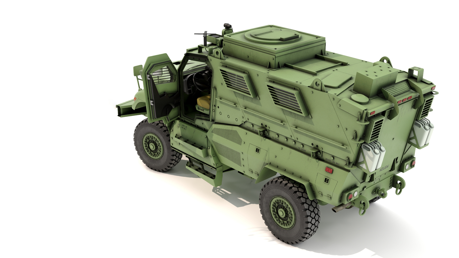 3D model Armored Fighting Vehicle Green