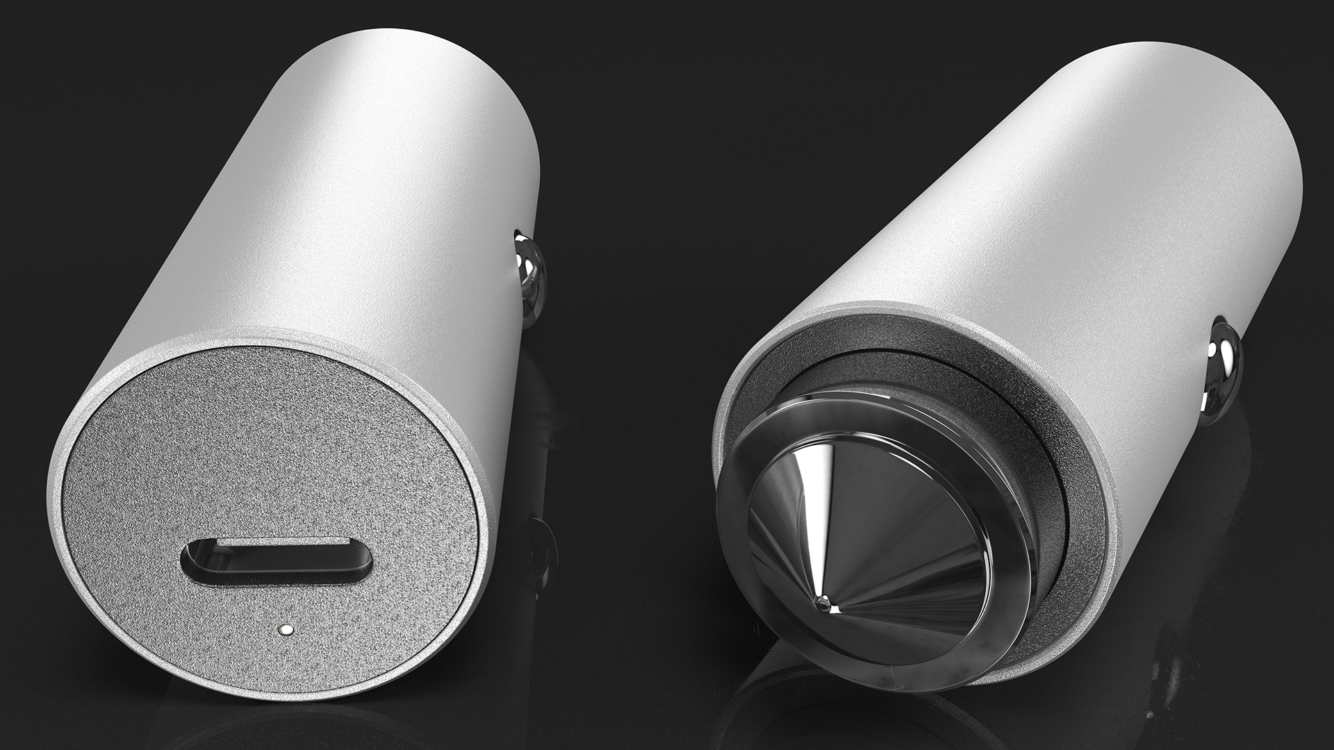 USB Type C Car Charger 3D
