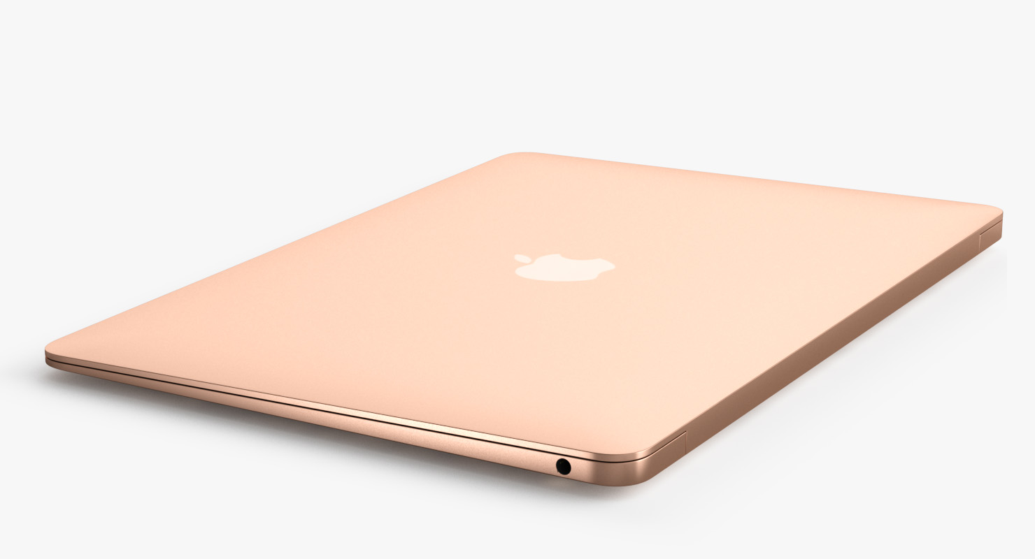 3D MacBook Air Gold