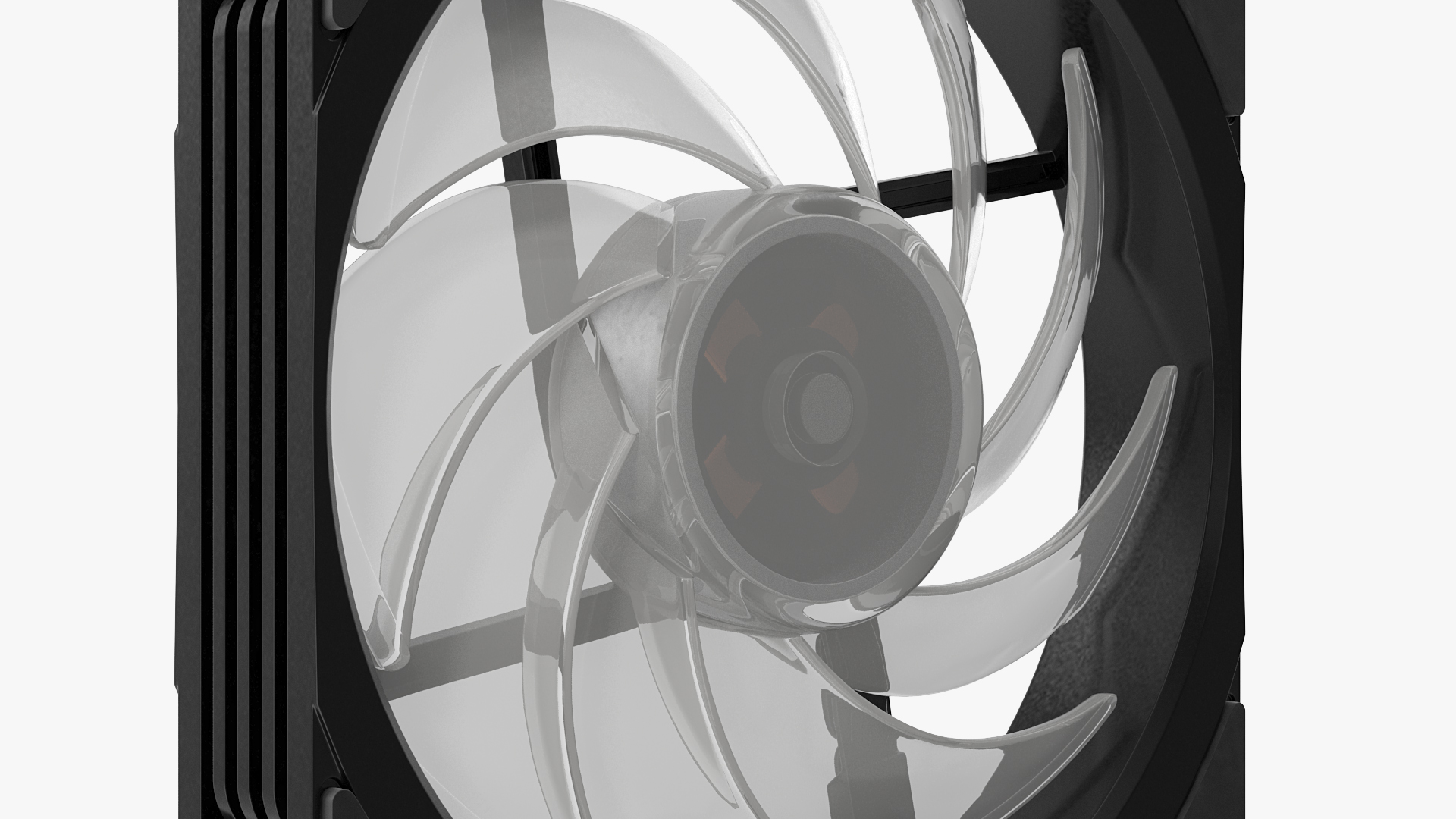 3D 120mm Computer Fan model