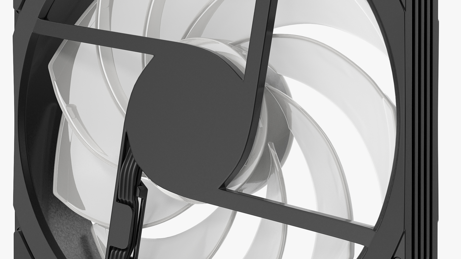 3D 120mm Computer Fan model