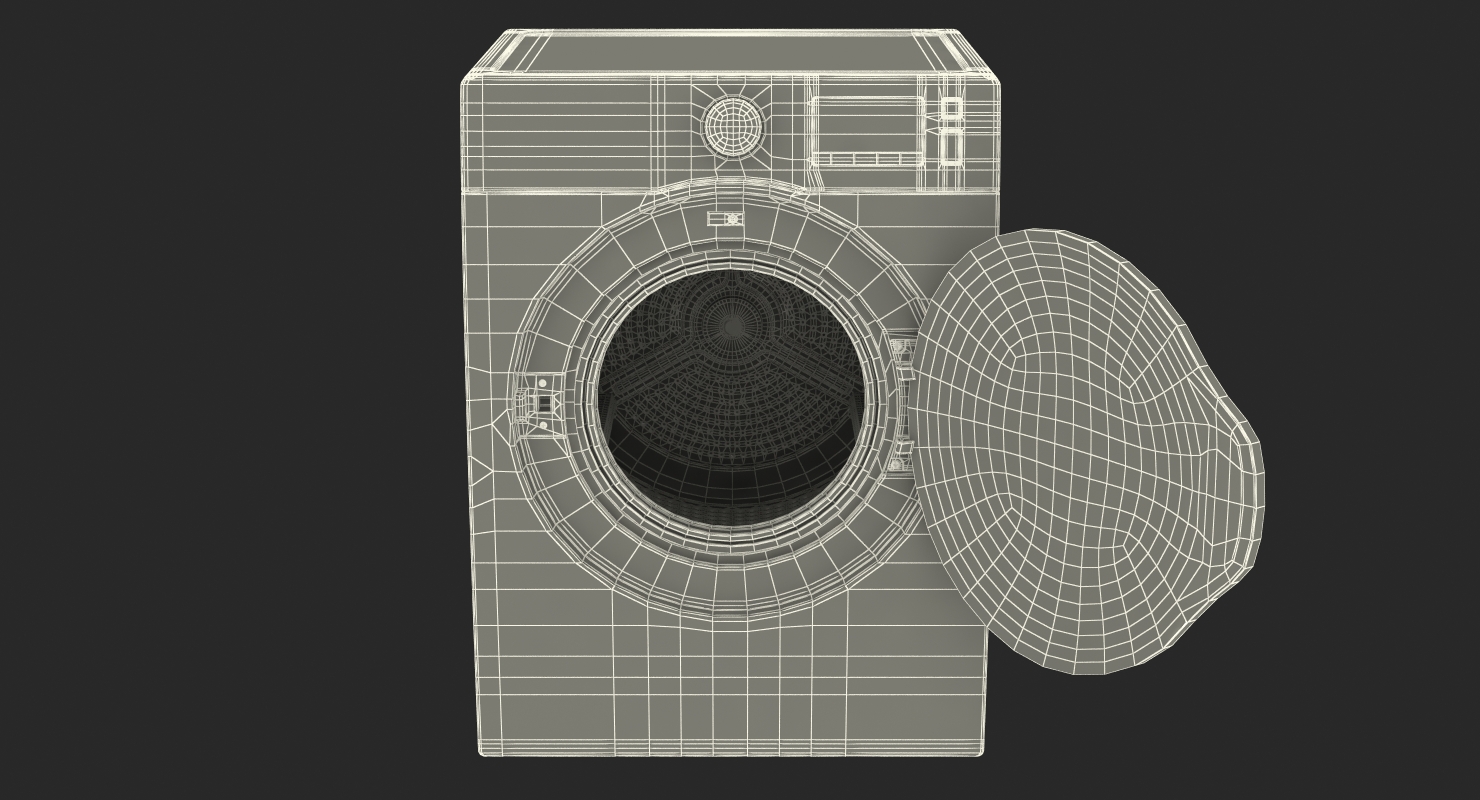 Front Load Dryer Generic 3D model