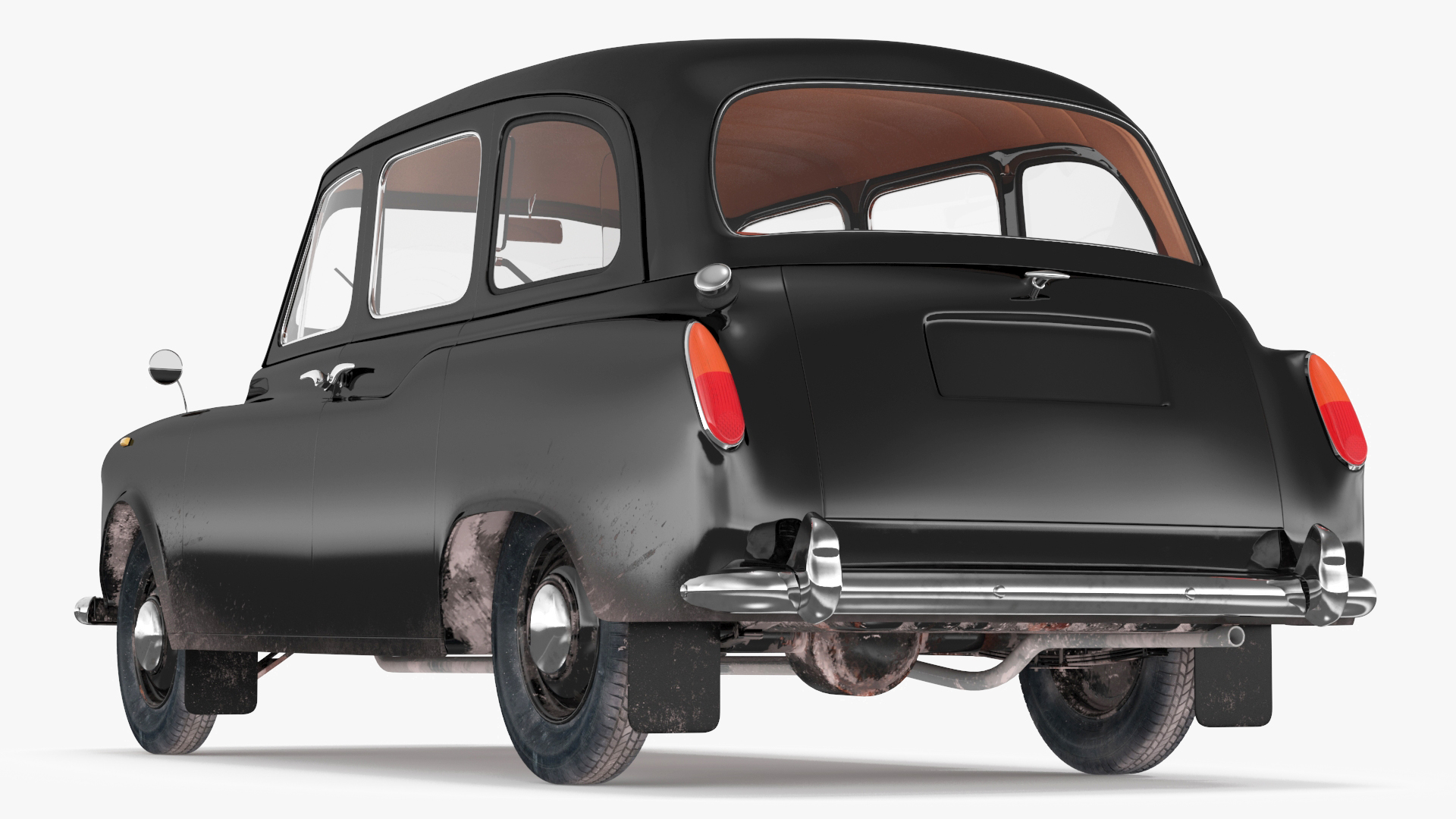 Vintage London Taxi Cab FX4 3D