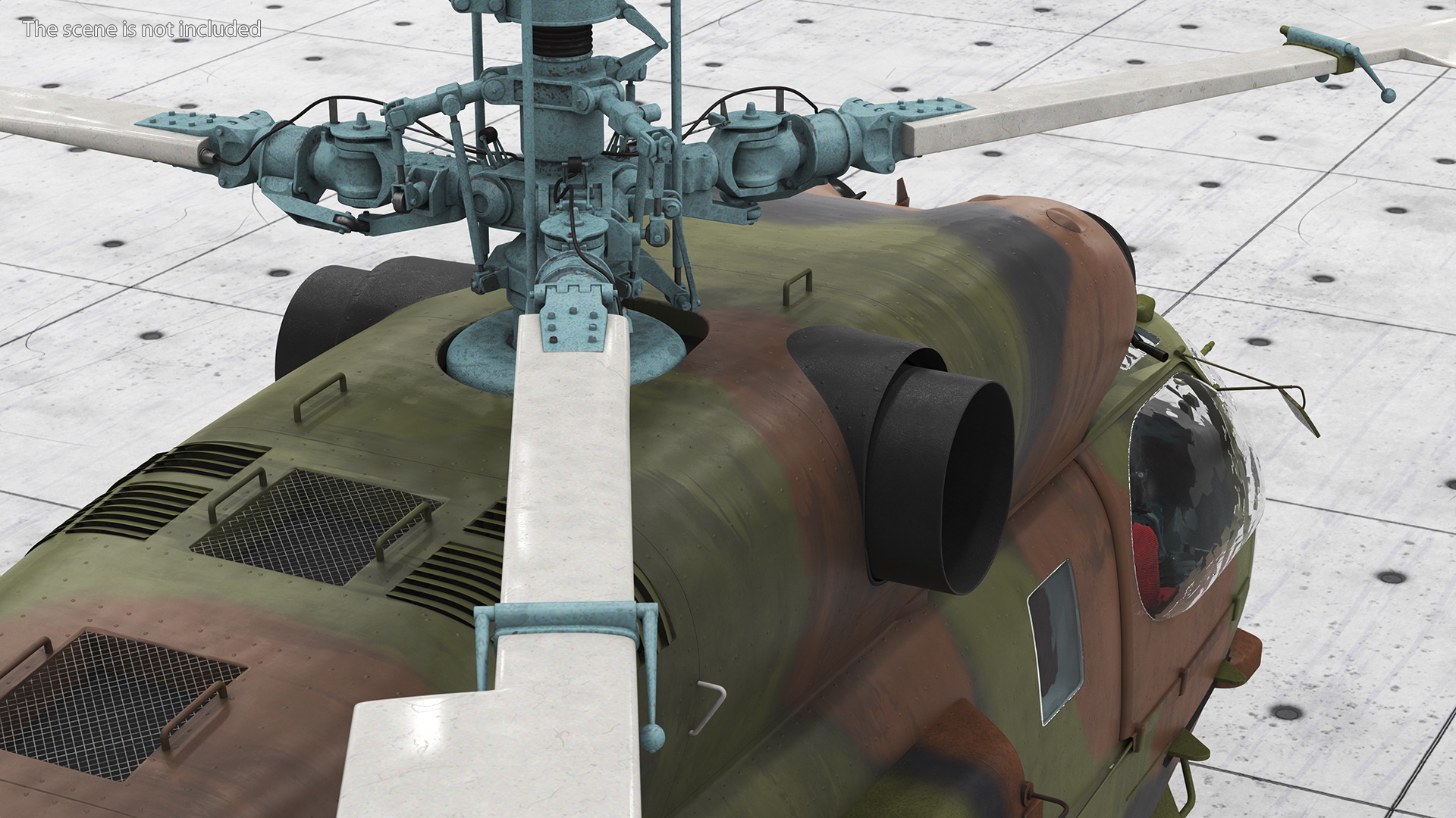 Kamov HH32A South Korea Air Force Helicopter 3D model