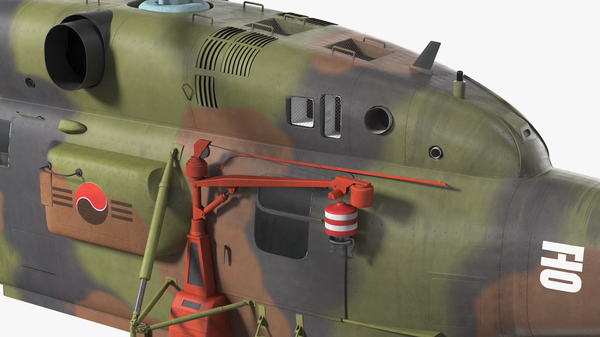 Kamov HH32A South Korea Air Force Helicopter 3D model