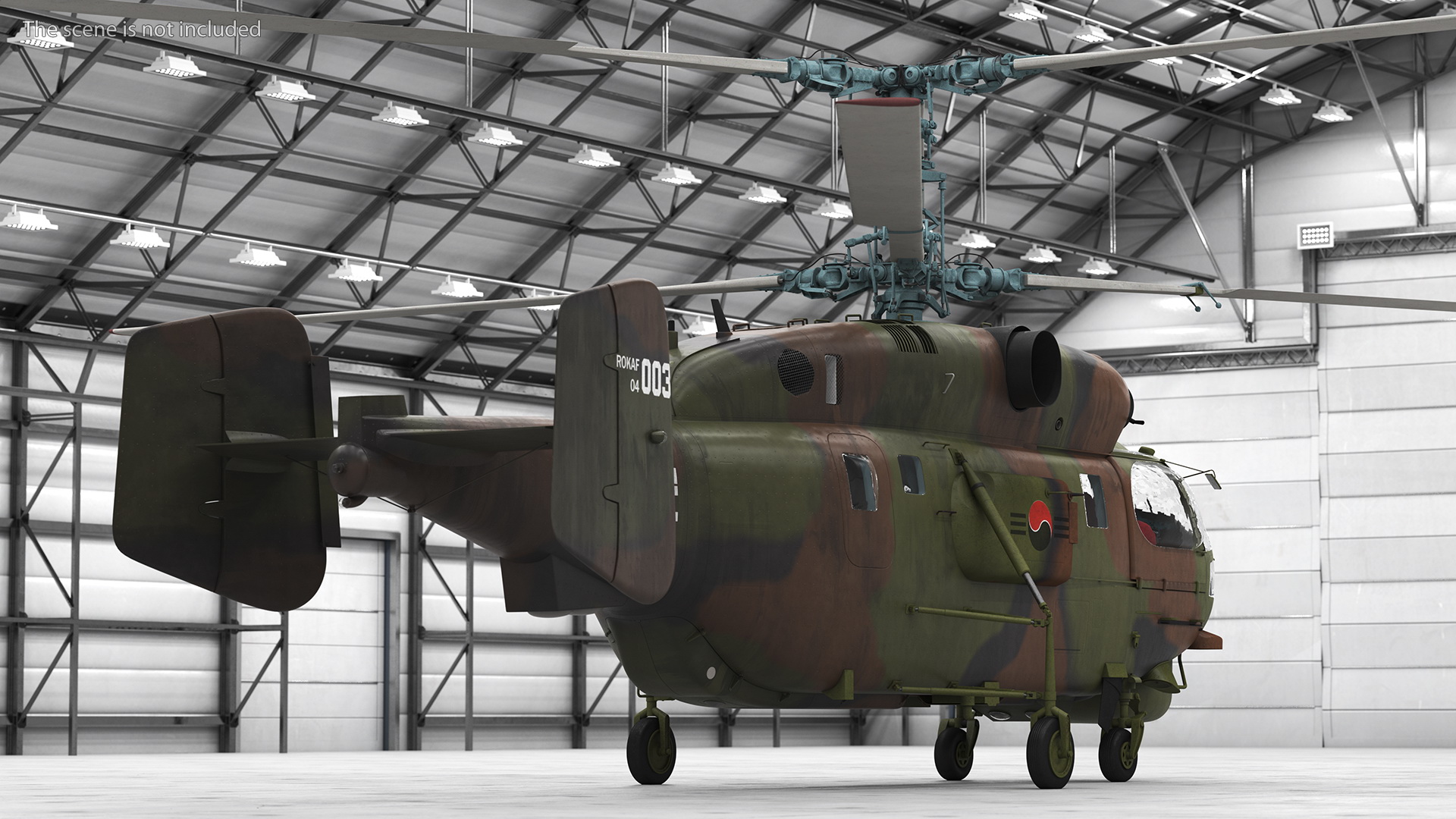 Kamov HH32A South Korea Air Force Helicopter 3D model