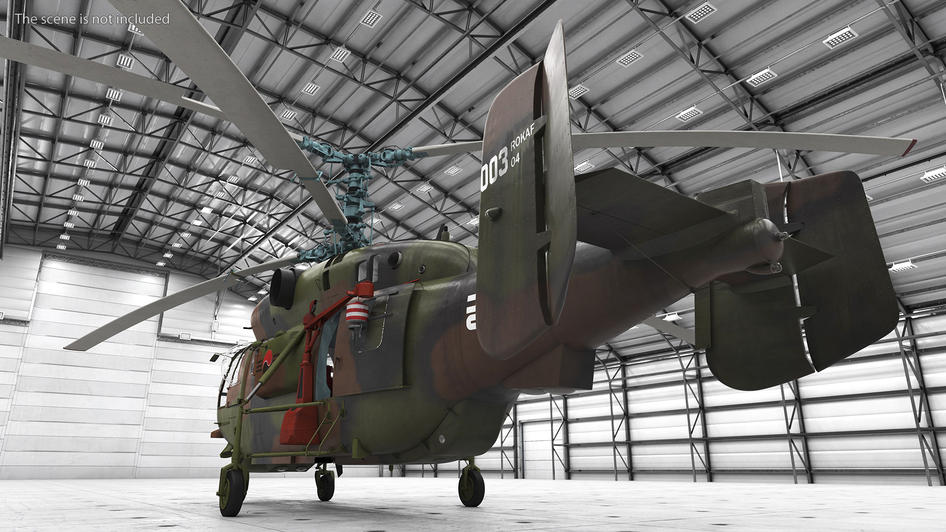 Kamov HH32A South Korea Air Force Helicopter 3D model