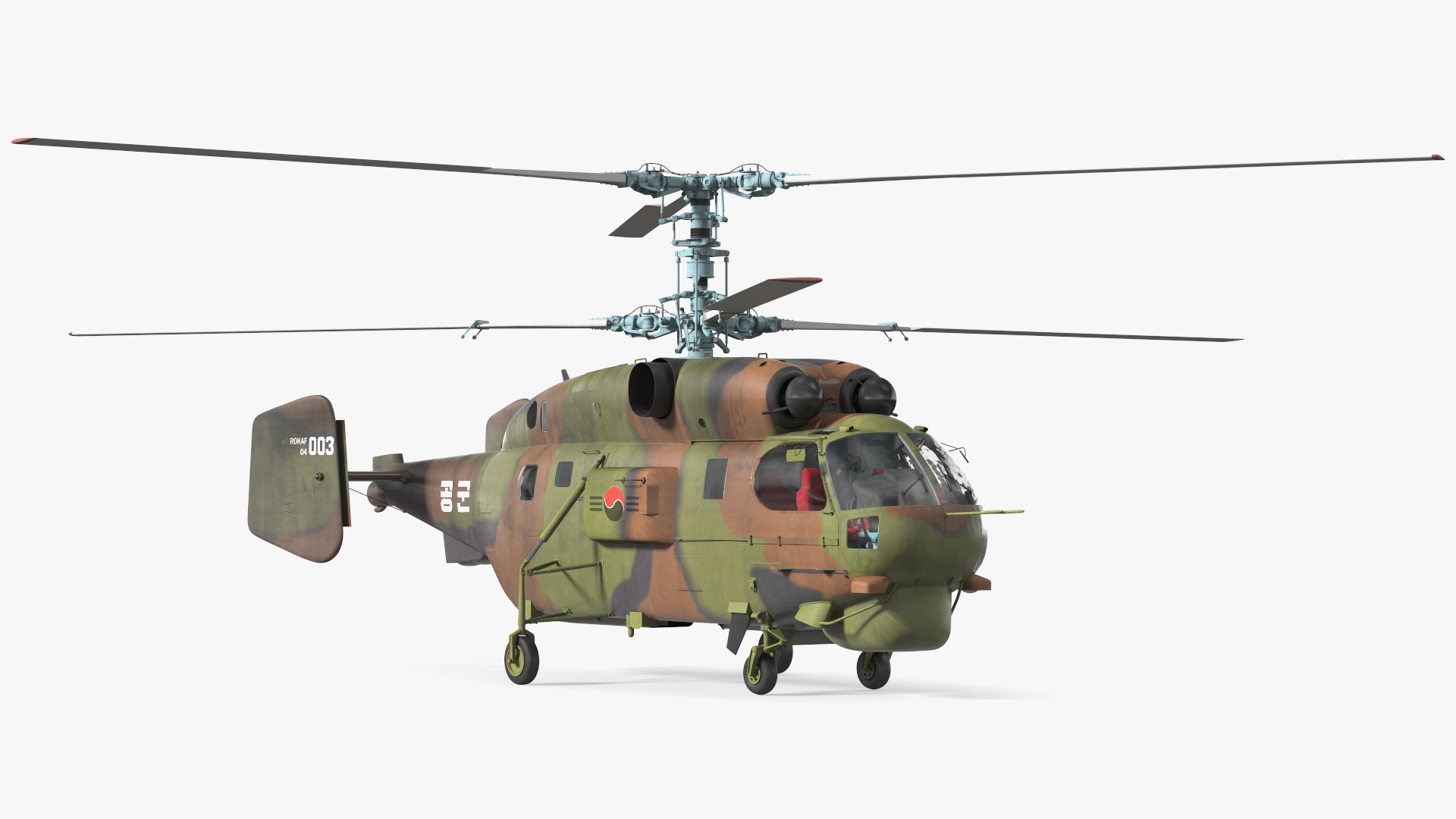 Kamov HH32A South Korea Air Force Helicopter 3D model