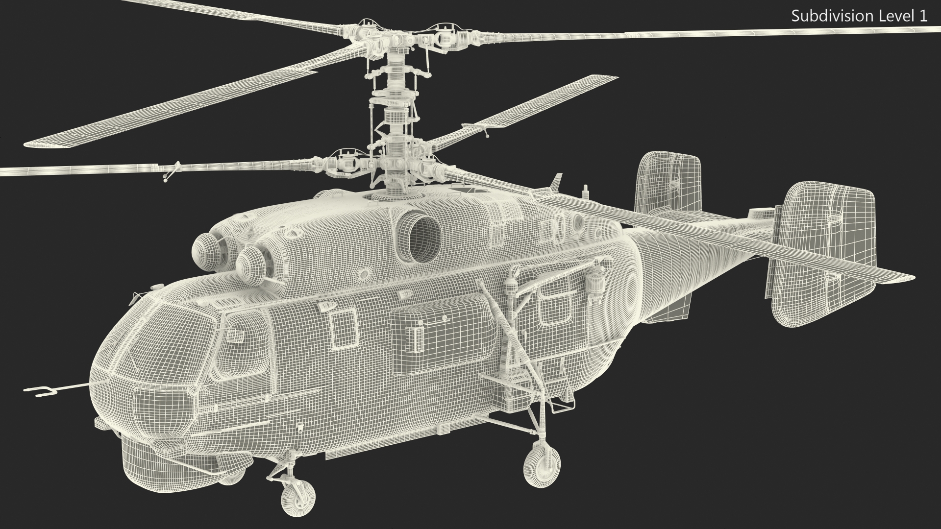 Kamov HH32A South Korea Air Force Helicopter 3D model