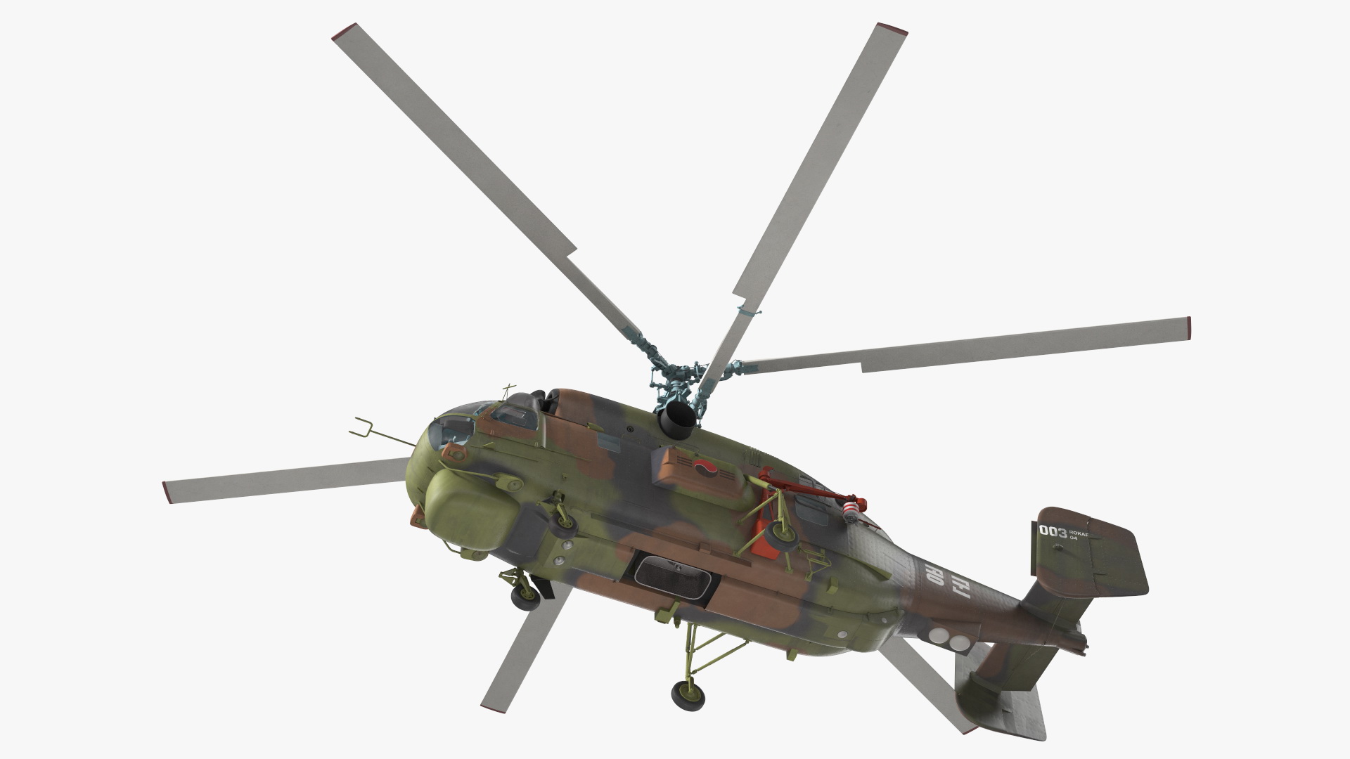 Kamov HH32A South Korea Air Force Helicopter 3D model