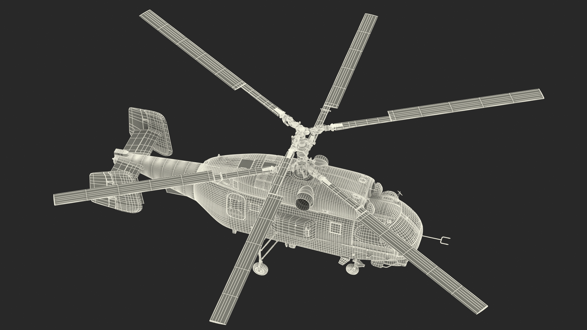 Kamov HH32A South Korea Air Force Helicopter 3D model