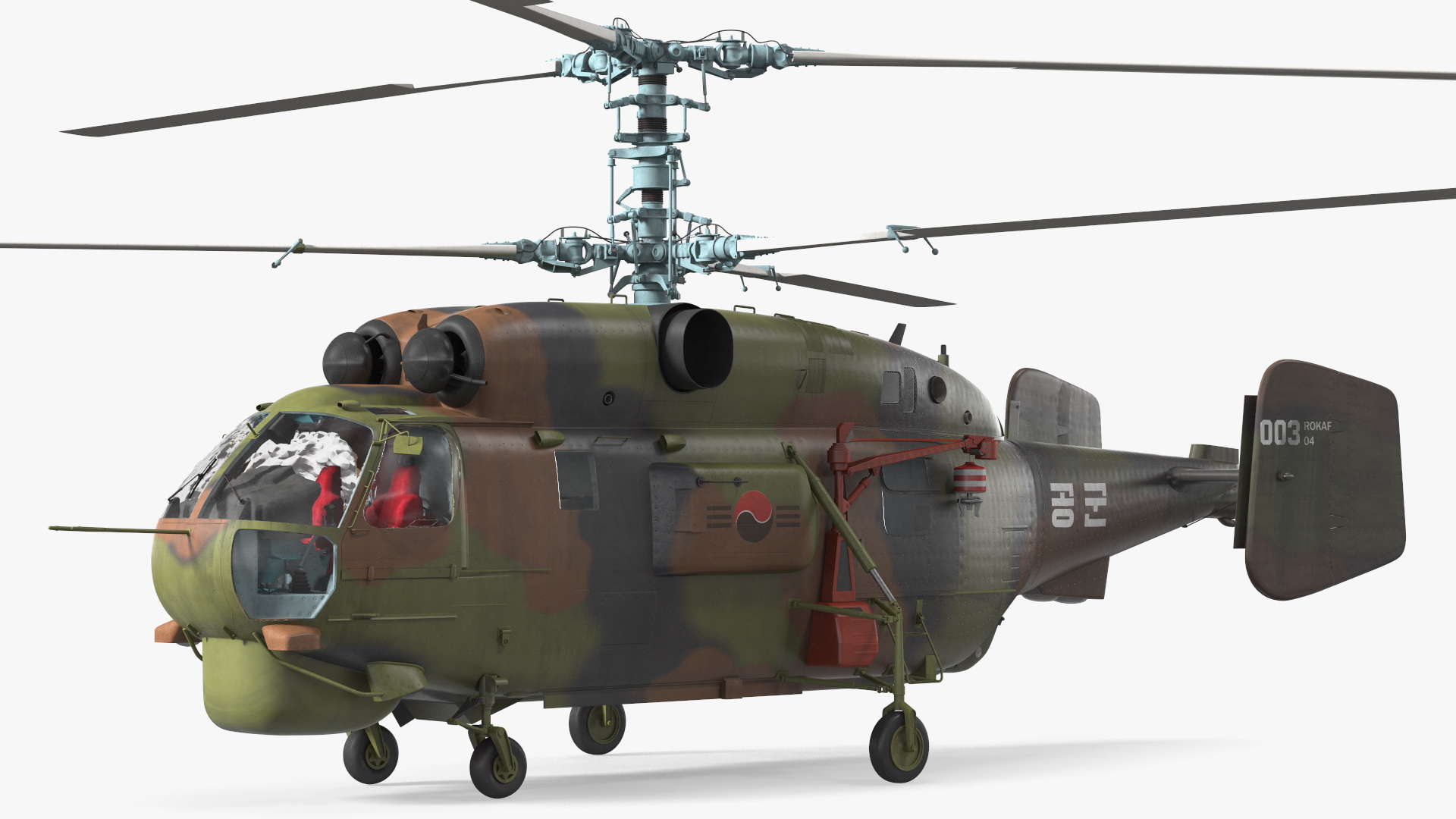 Kamov HH32A South Korea Air Force Helicopter 3D model