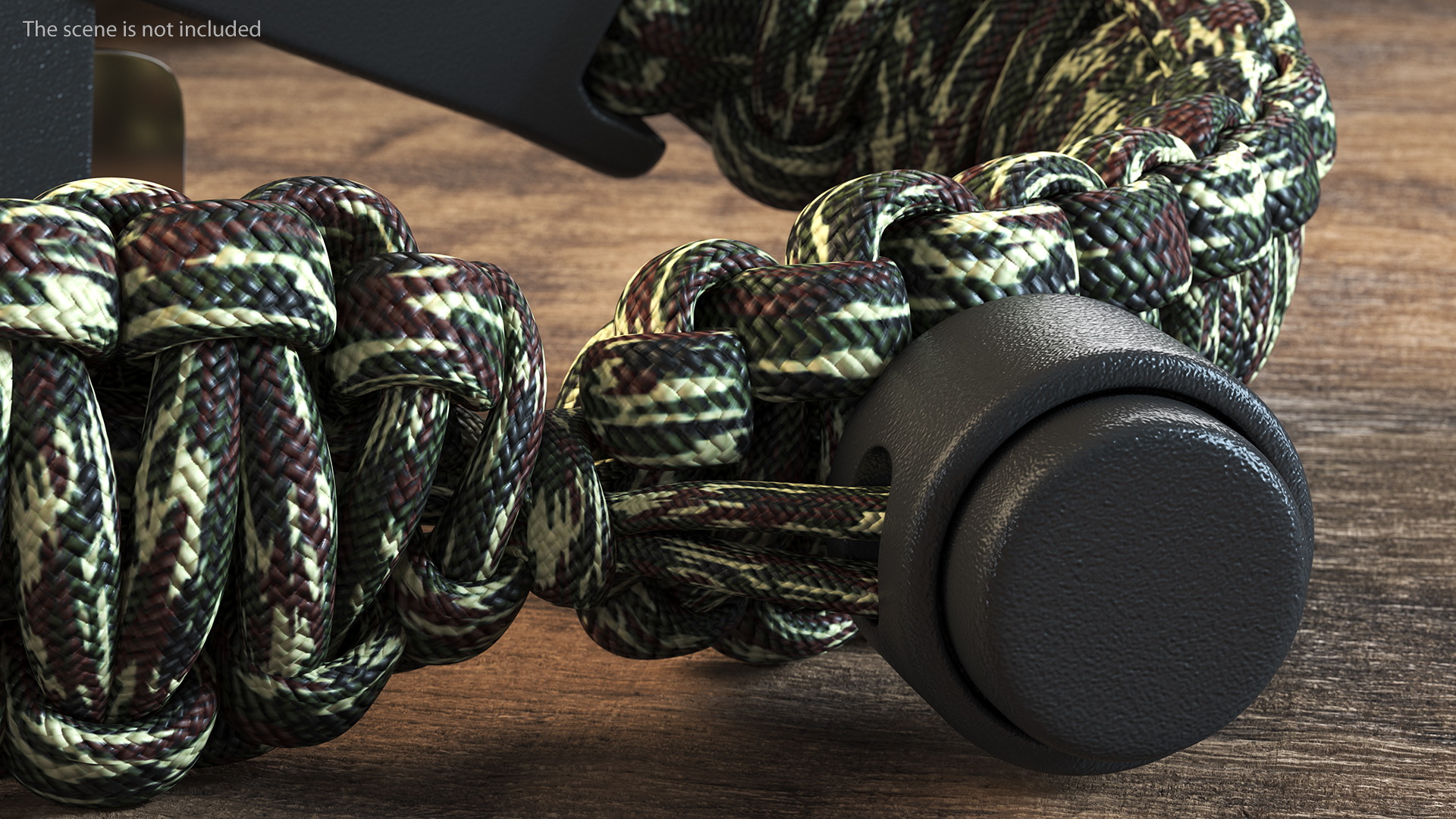 3D model Atomic Bear Cobra Survival Bracelet Camo