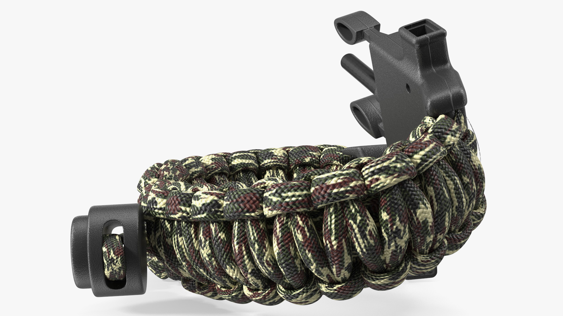 3D model Atomic Bear Cobra Survival Bracelet Camo