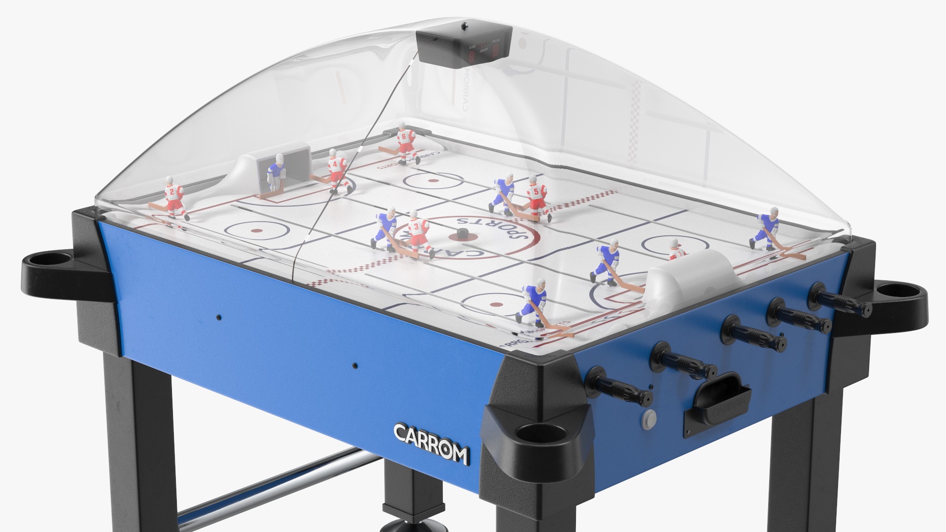 Carrom Signature Stick Hockey Table Rigged 3D