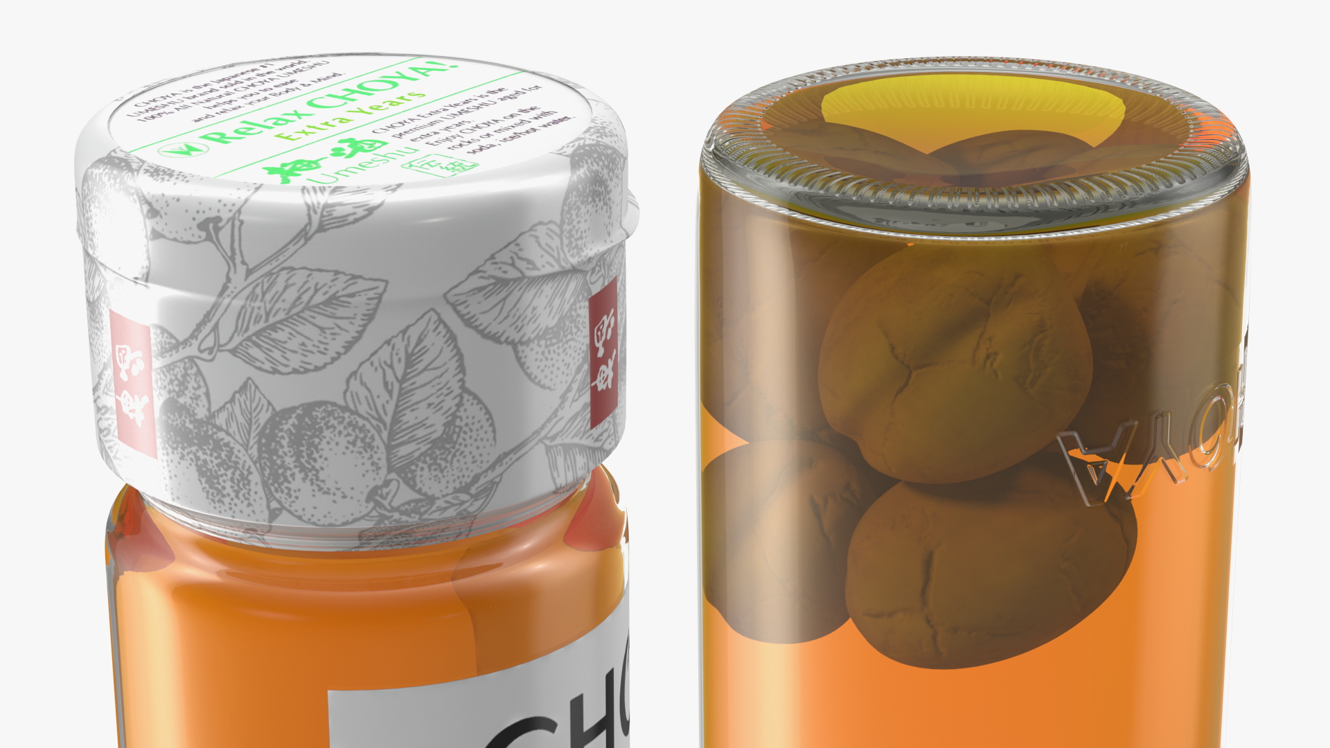 Fruit Liqueur Choya Umeshu Honey 3D