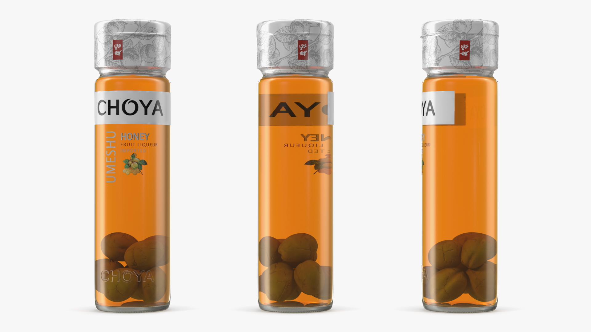 Fruit Liqueur Choya Umeshu Honey 3D
