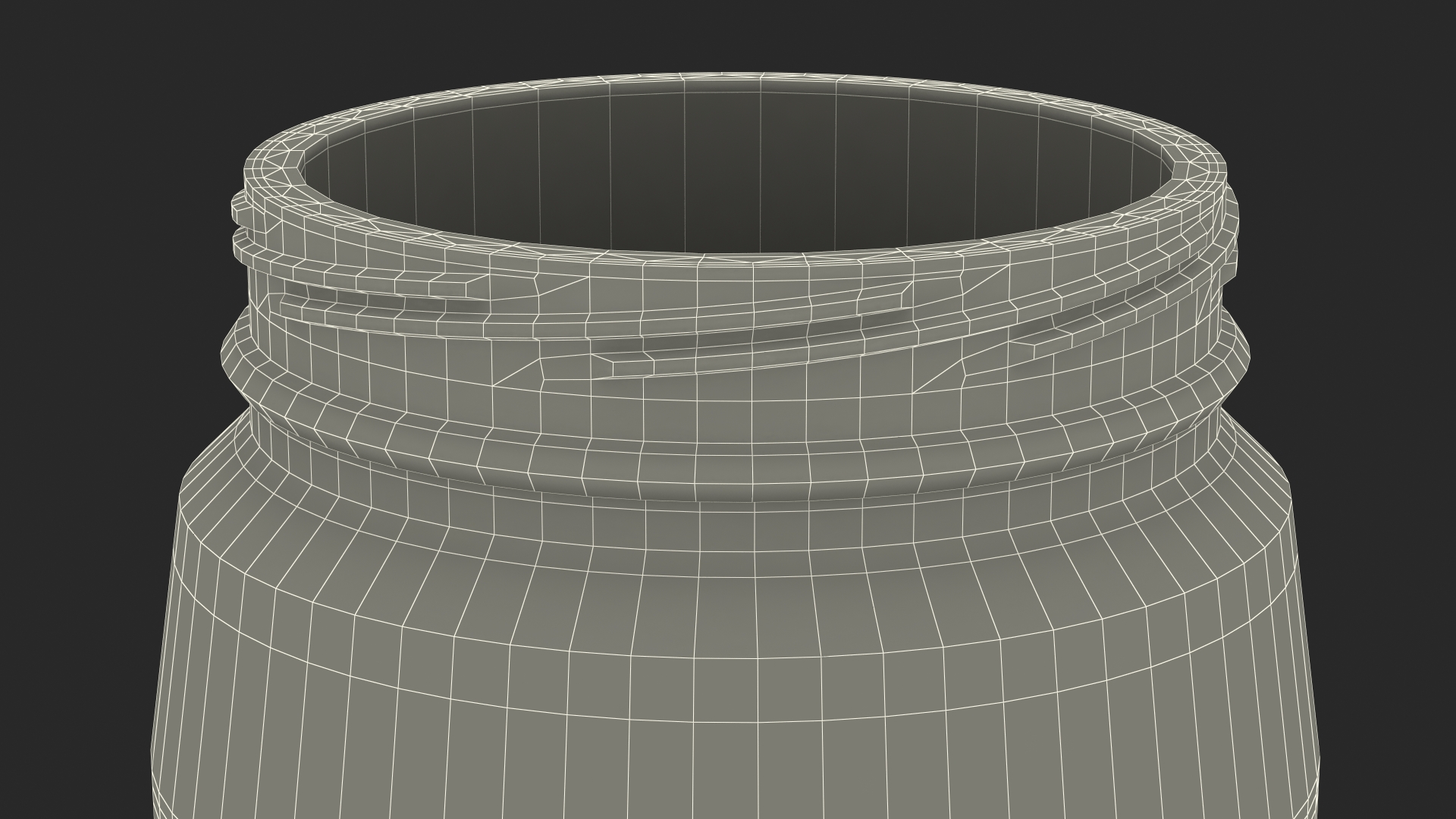 Baby Food Empty Jar 170g 3D model