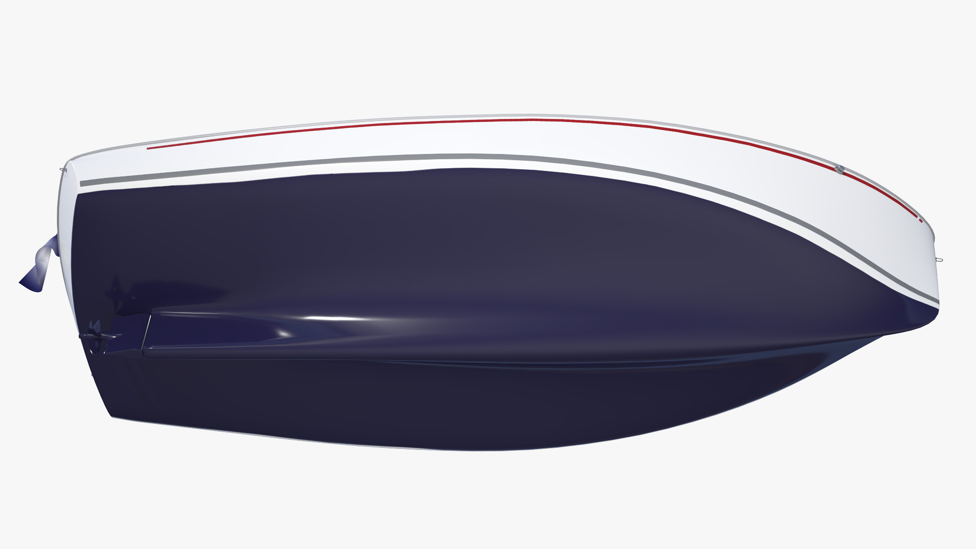 3D Electric Recreational Boat Rigged model