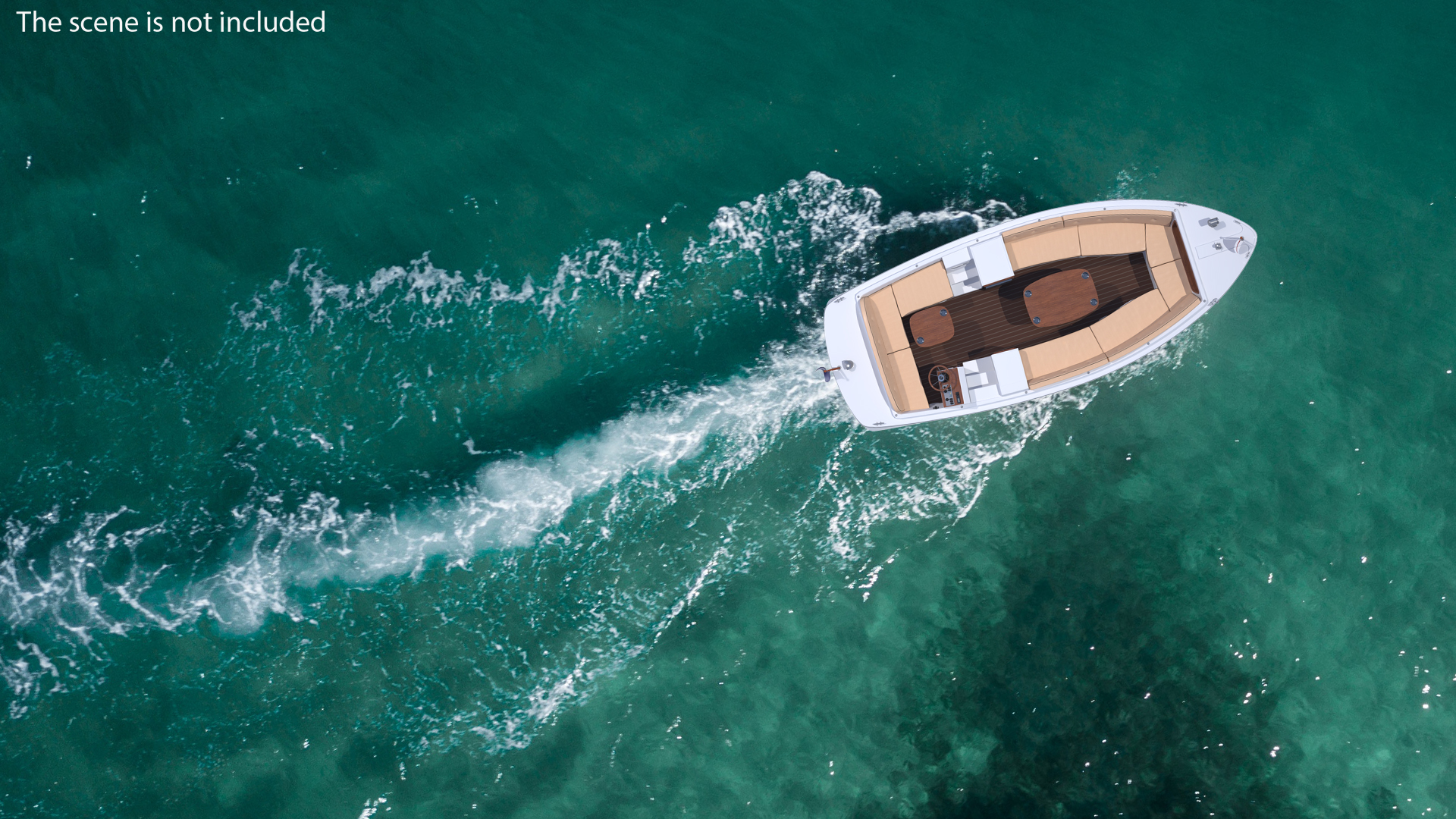 3D Electric Recreational Boat Rigged model