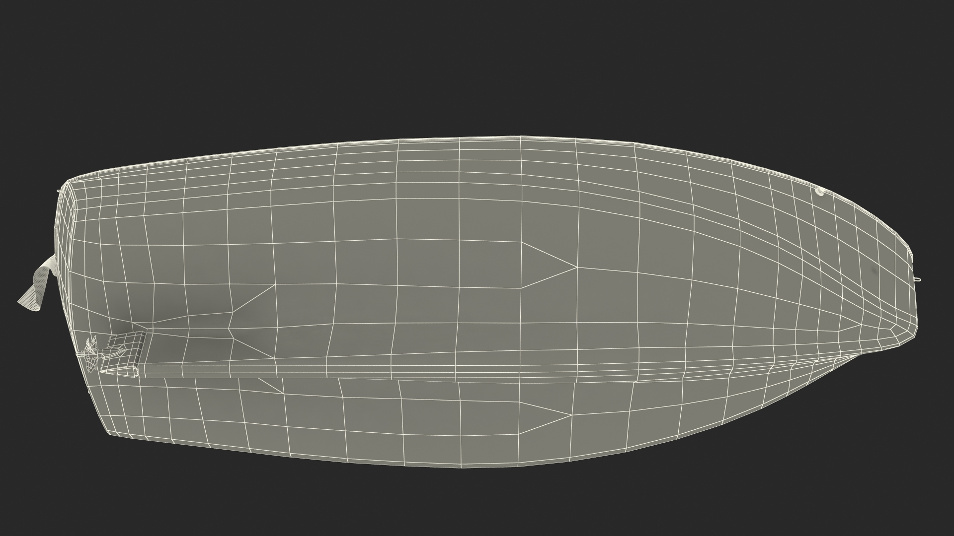 3D Electric Recreational Boat Rigged model