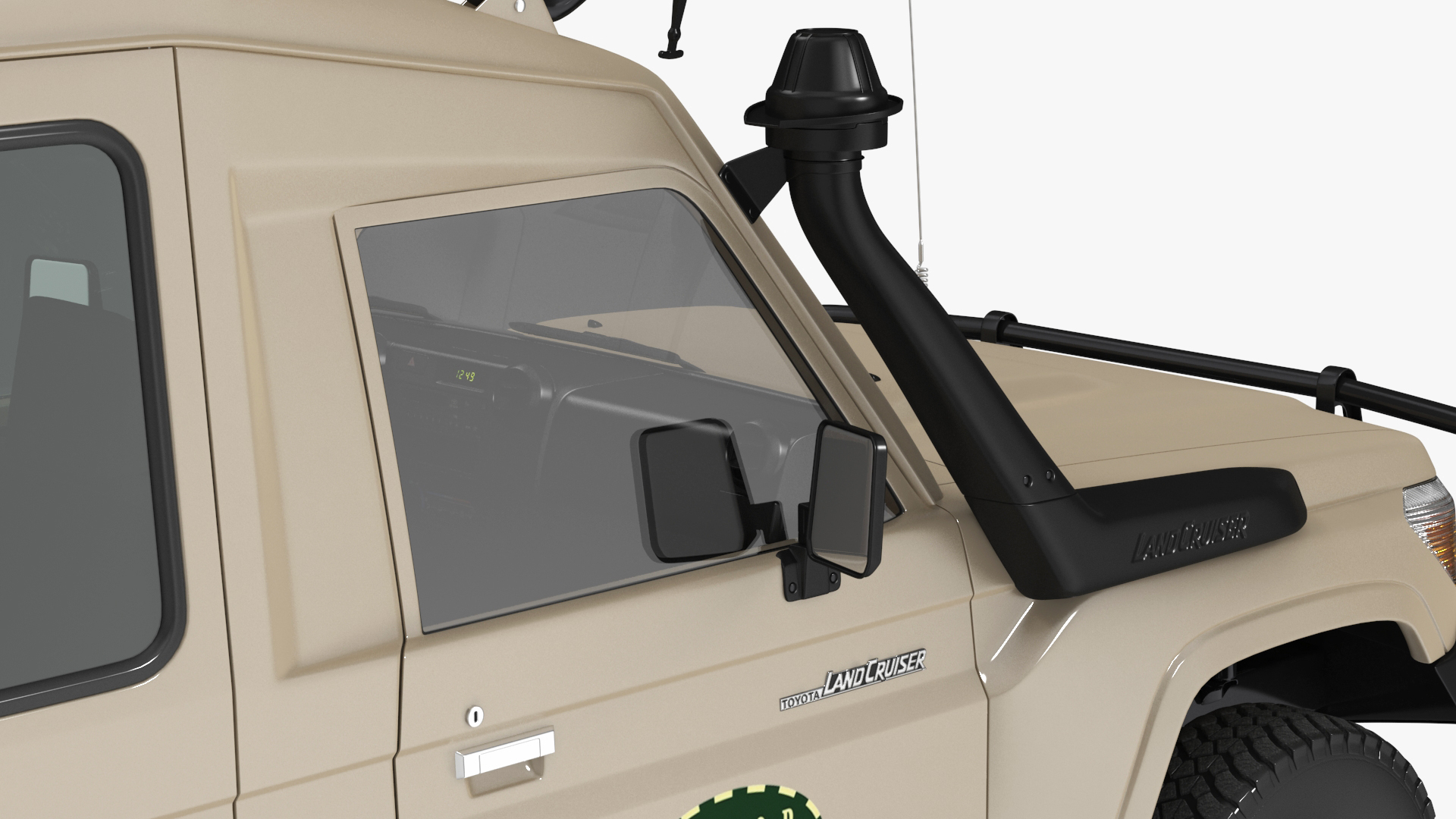 Toyota Land Cruiser Safari Beige Clean Simple Interior 3D model