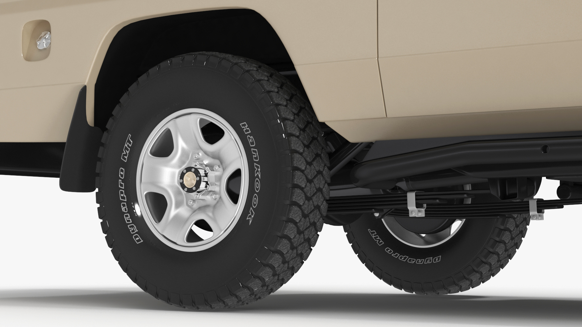 Toyota Land Cruiser Safari Beige Clean Simple Interior 3D model