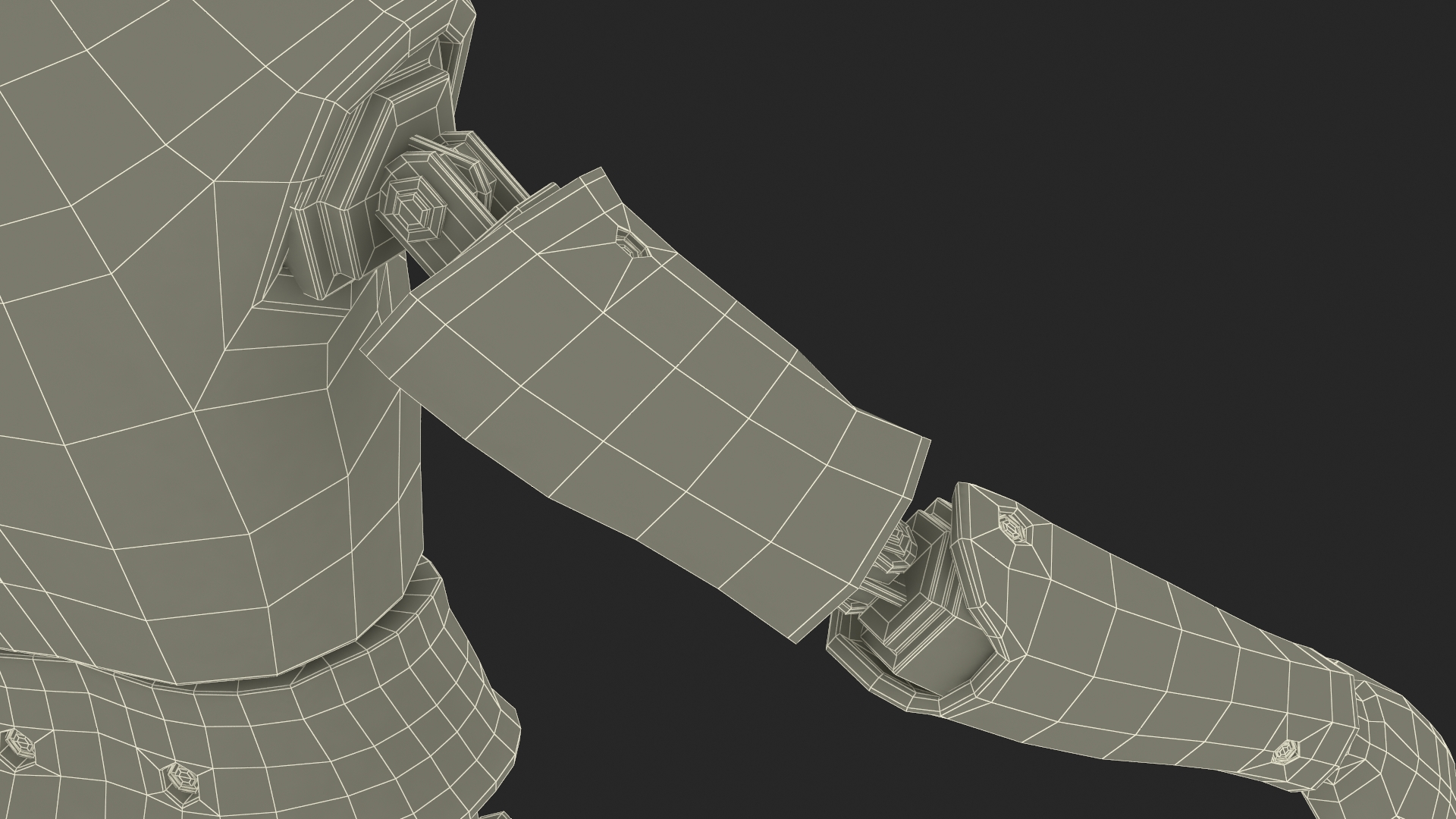 3D Humanoid Crash Test Dummy Rigged for Maya