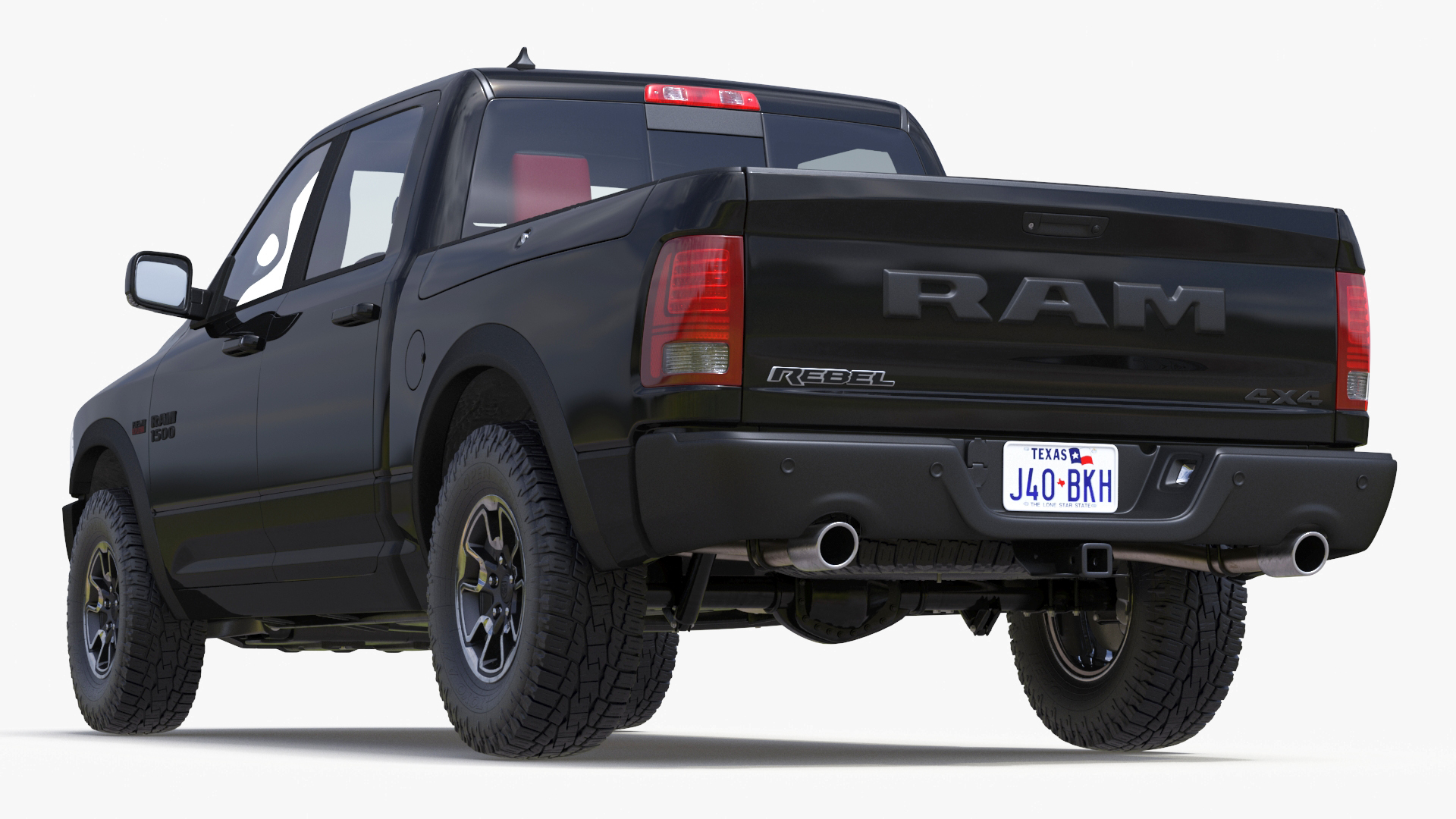 RAM 1500 Pickup Truck Simple Interior 3D