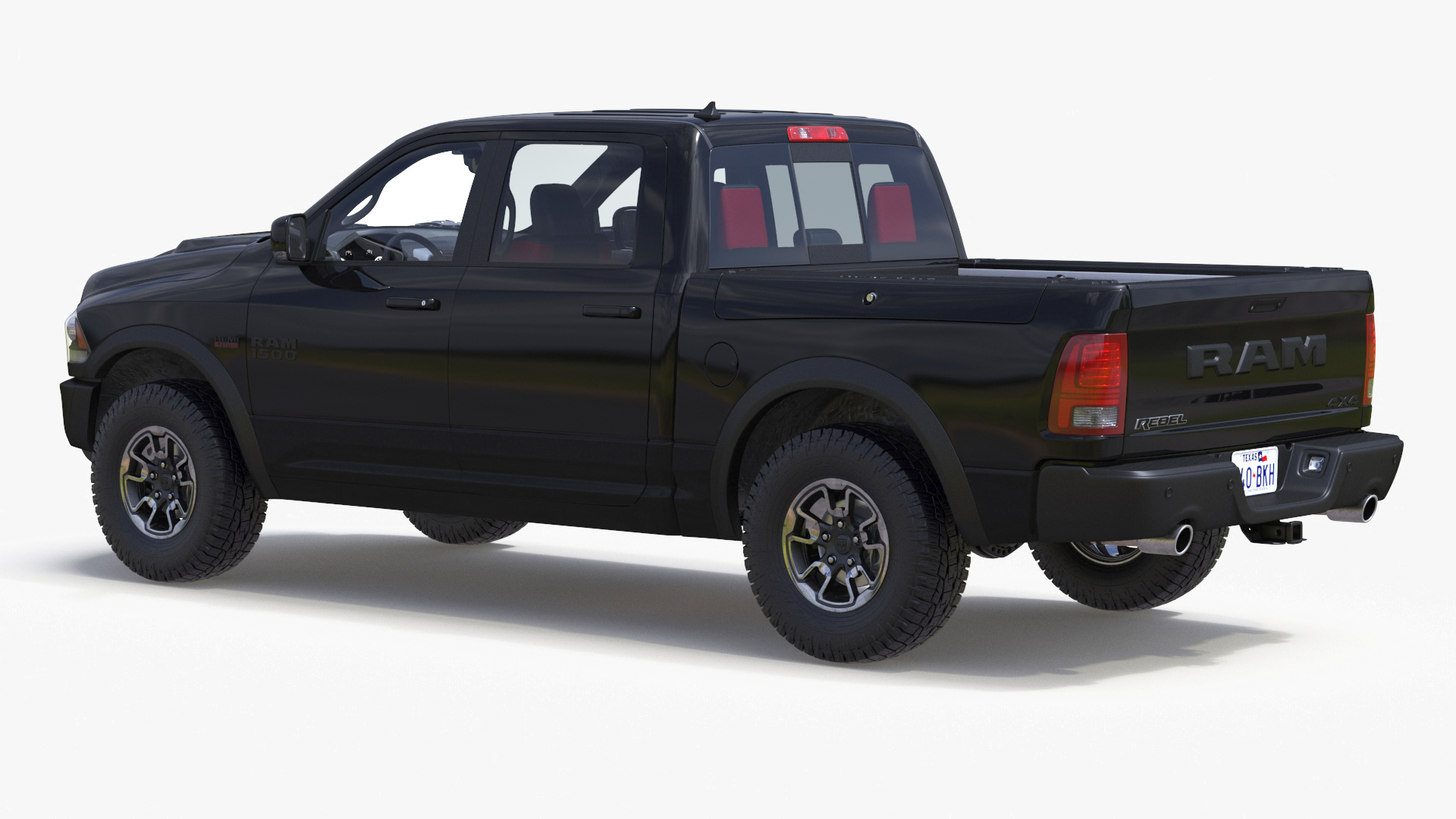 RAM 1500 Pickup Truck Simple Interior 3D