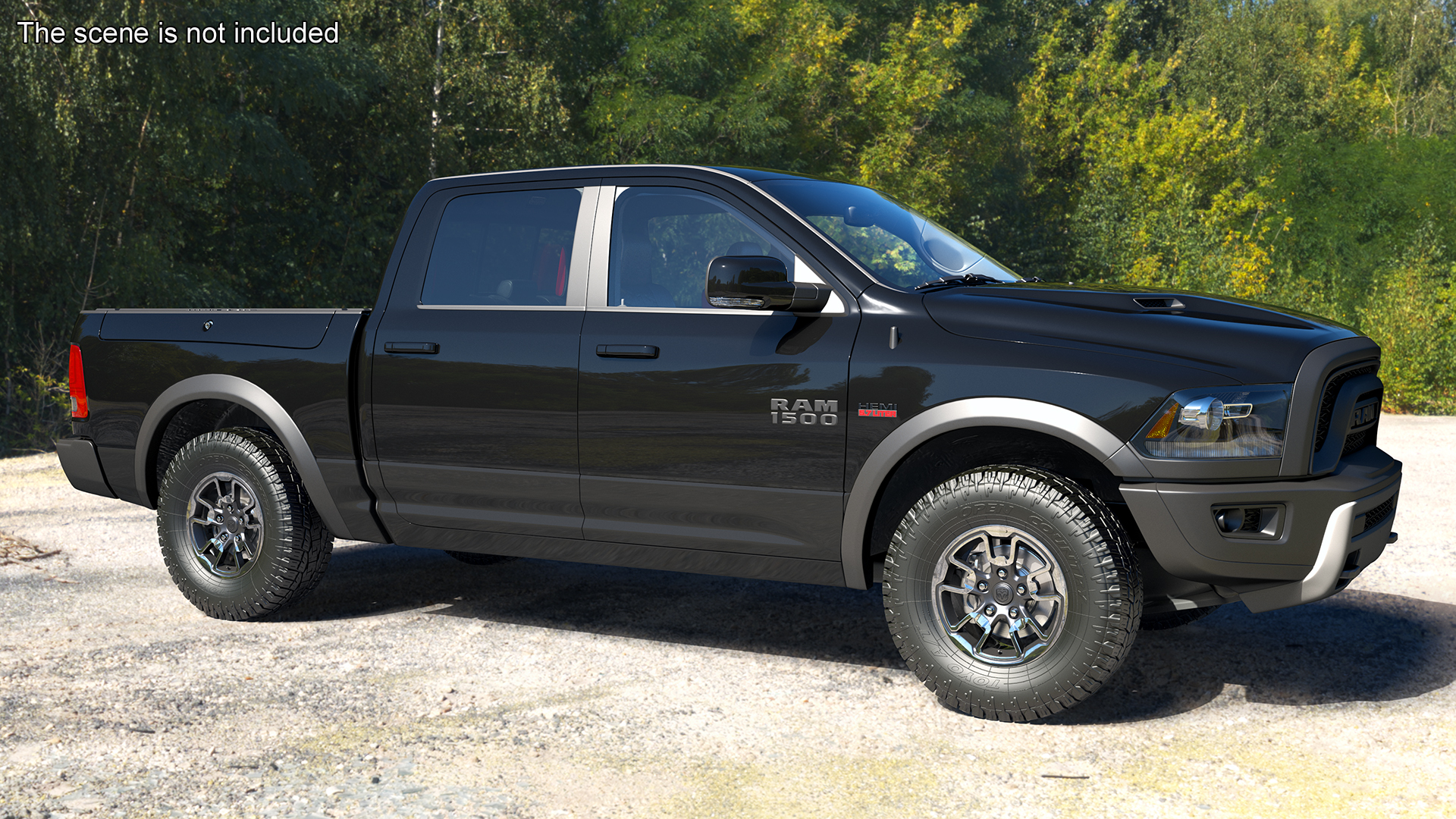RAM 1500 Pickup Truck Simple Interior 3D