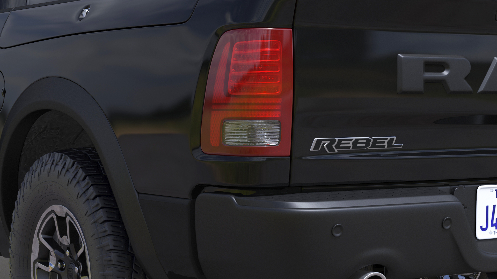 RAM 1500 Pickup Truck Simple Interior 3D