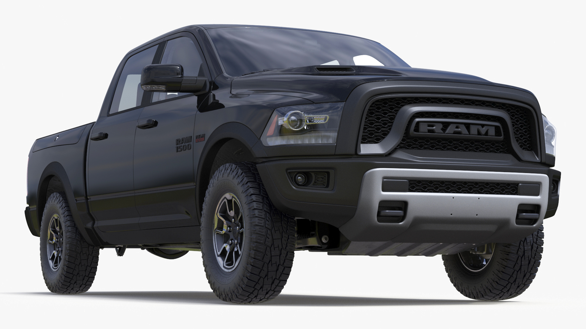 RAM 1500 Pickup Truck Simple Interior 3D