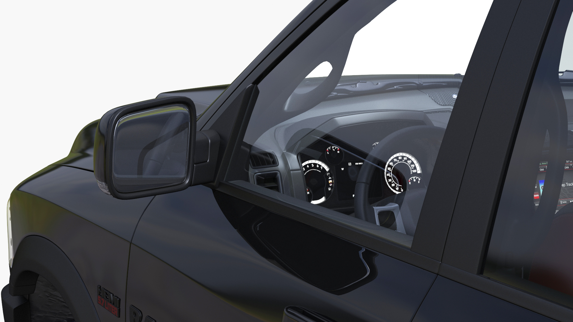 RAM 1500 Pickup Truck Simple Interior 3D