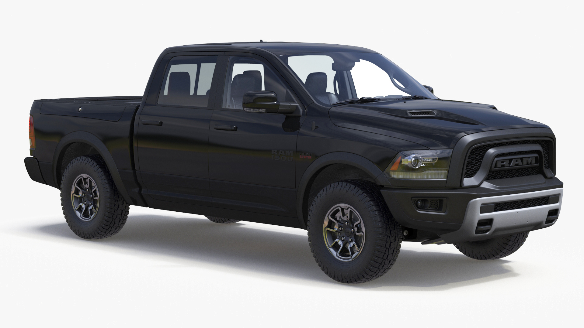 RAM 1500 Pickup Truck Simple Interior 3D