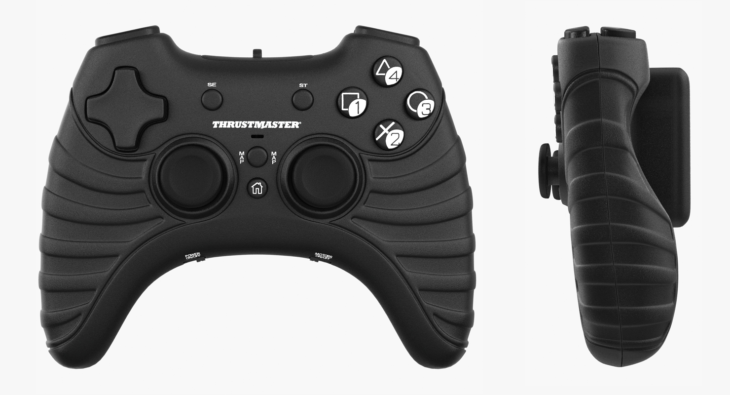 Thrustmaster T Wireless Video Game Gamepad Controller Black 3D model