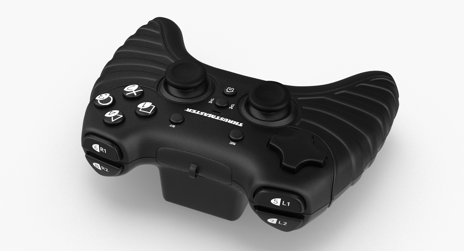 Thrustmaster T Wireless Video Game Gamepad Controller Black 3D model