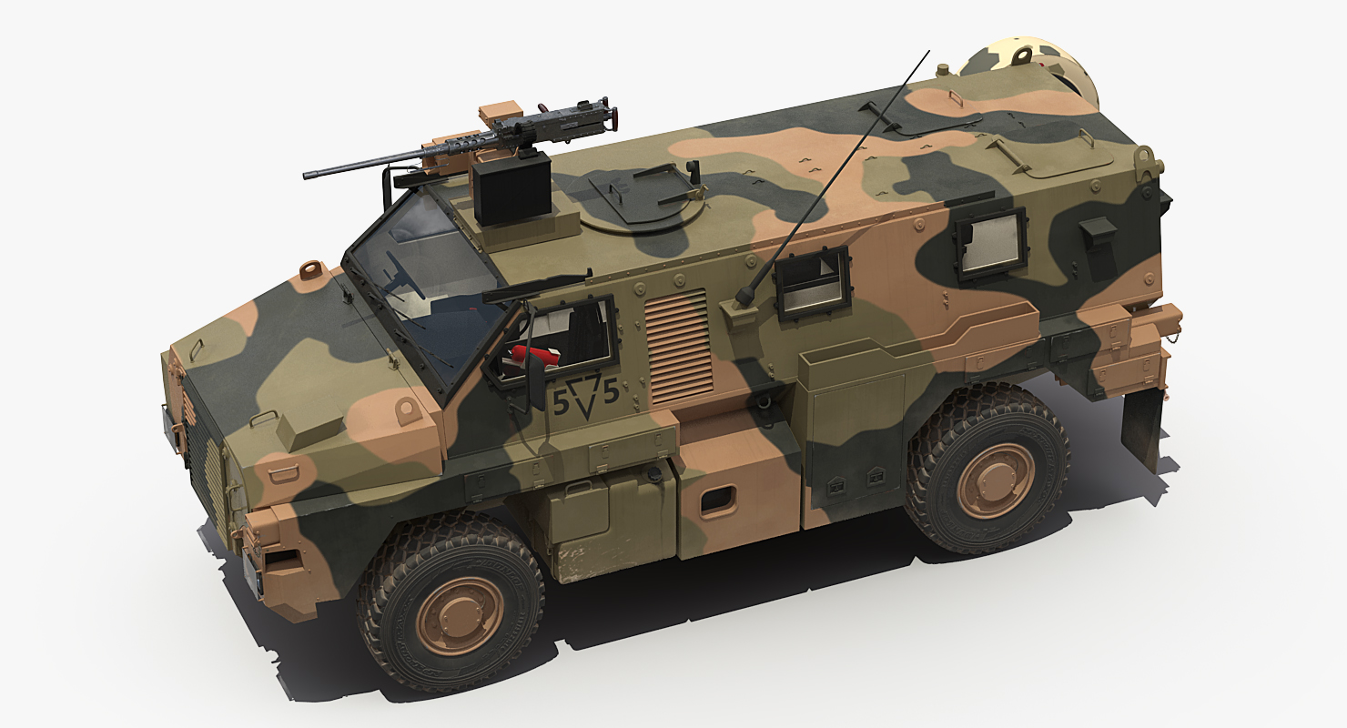 3D MPV 4x4 Bushmaster Camo model