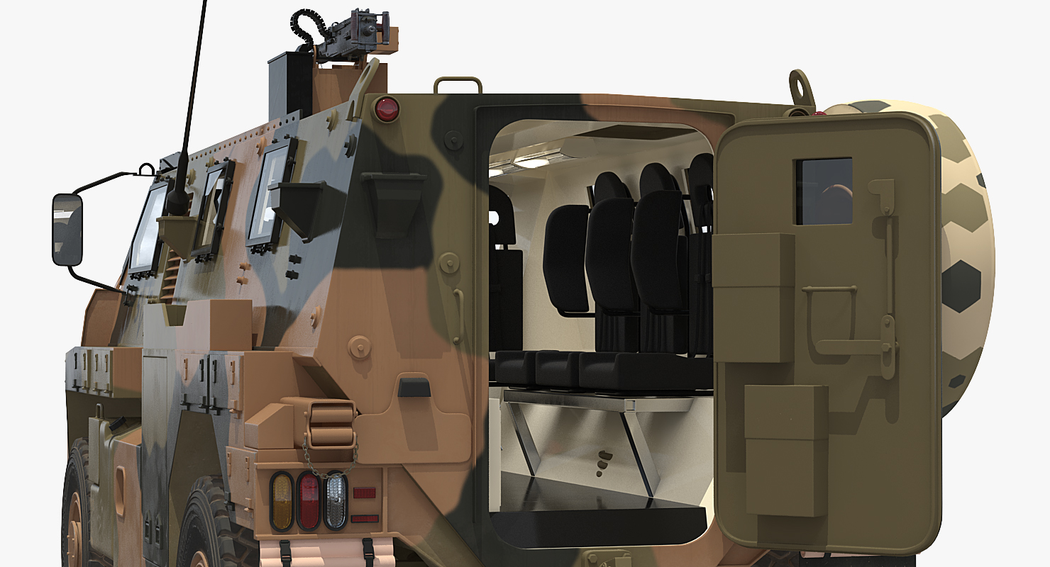3D MPV 4x4 Bushmaster Camo model