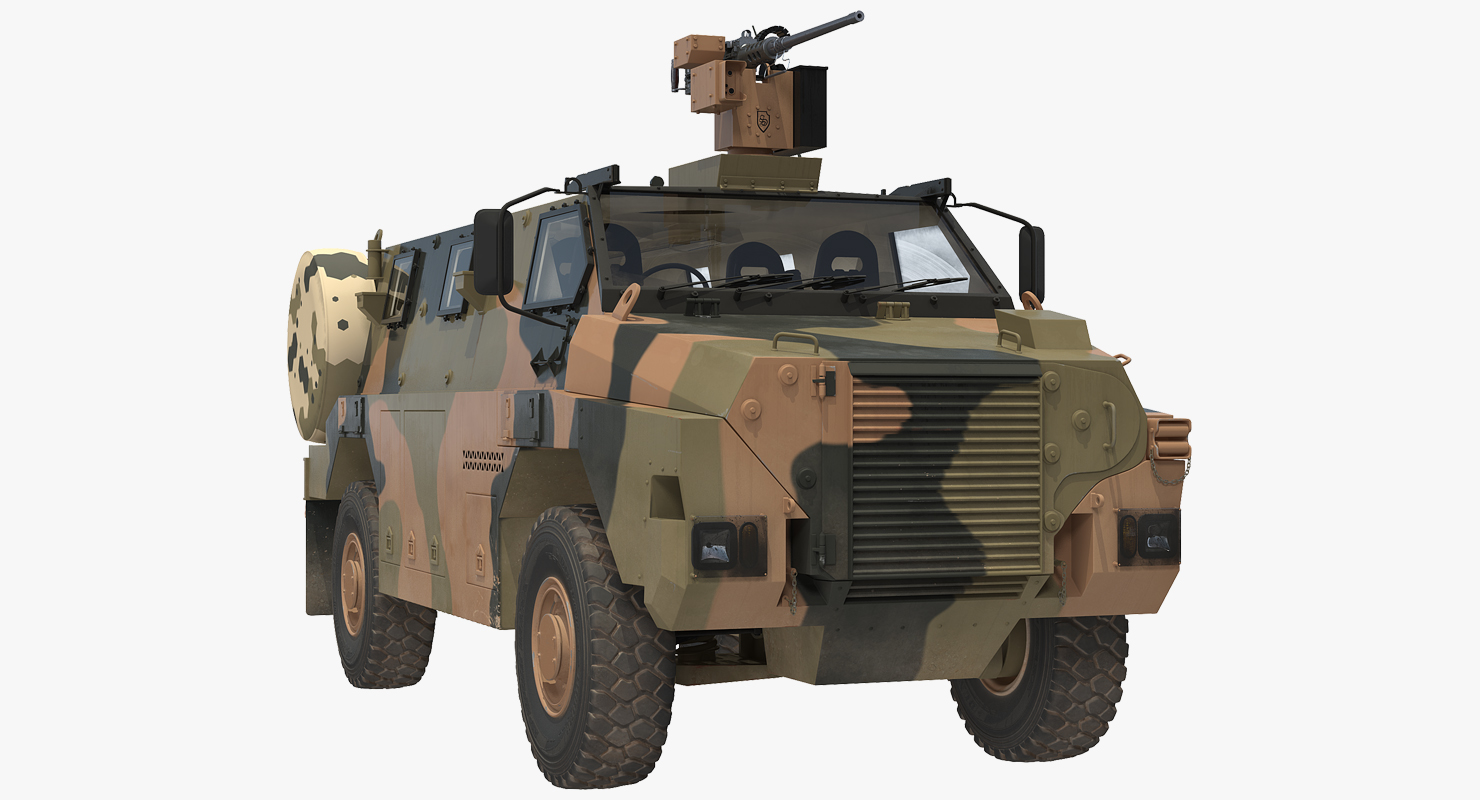3D MPV 4x4 Bushmaster Camo model