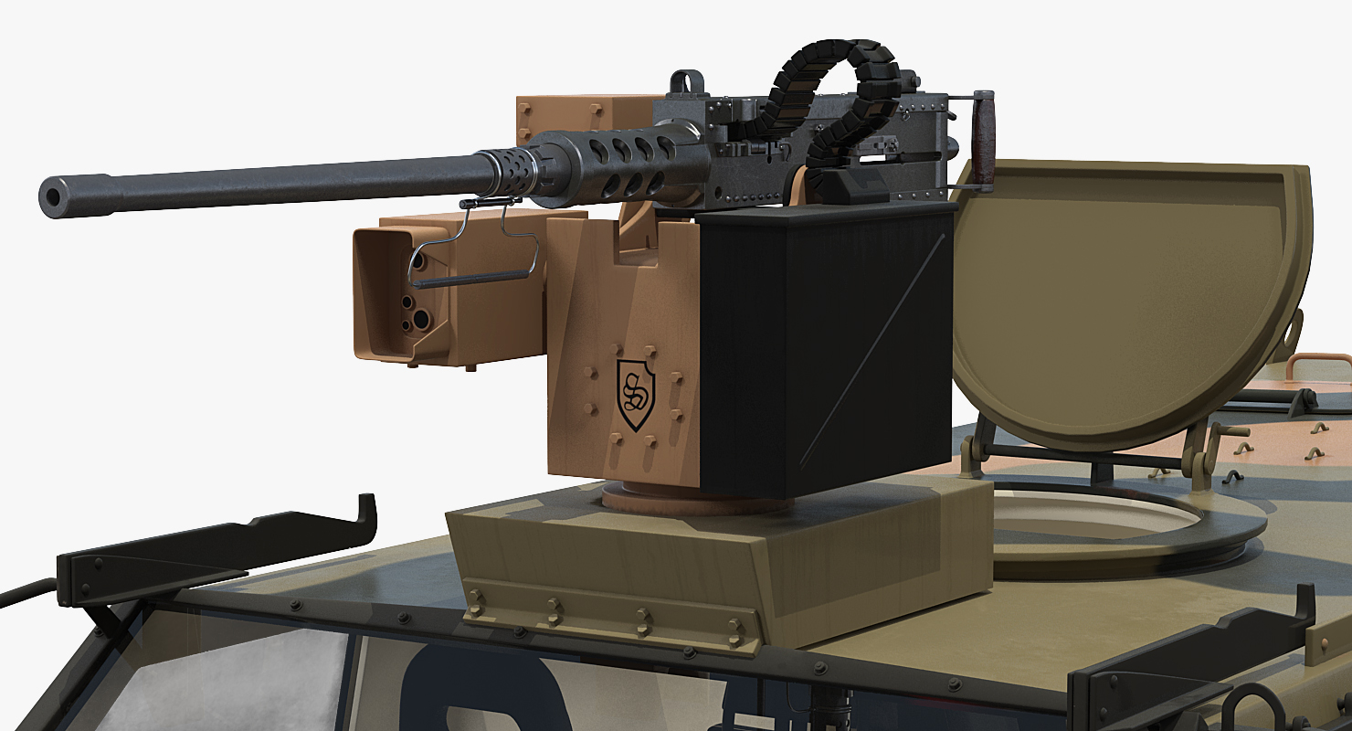 3D MPV 4x4 Bushmaster Camo model