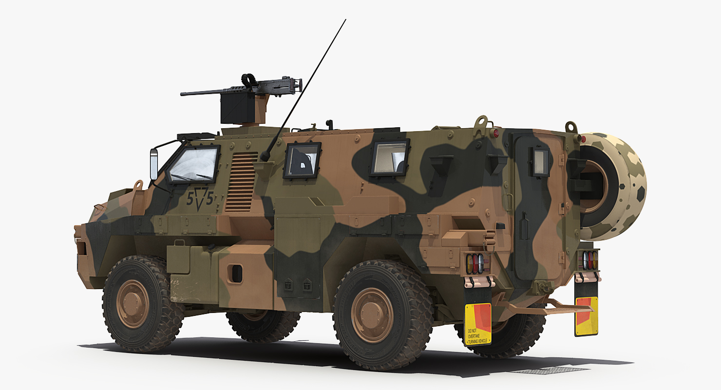 3D MPV 4x4 Bushmaster Camo model