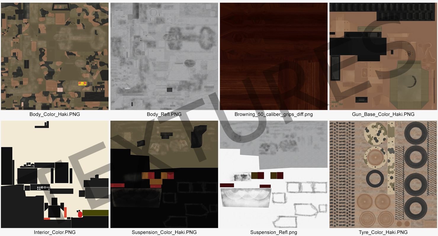 3D MPV 4x4 Bushmaster Camo model