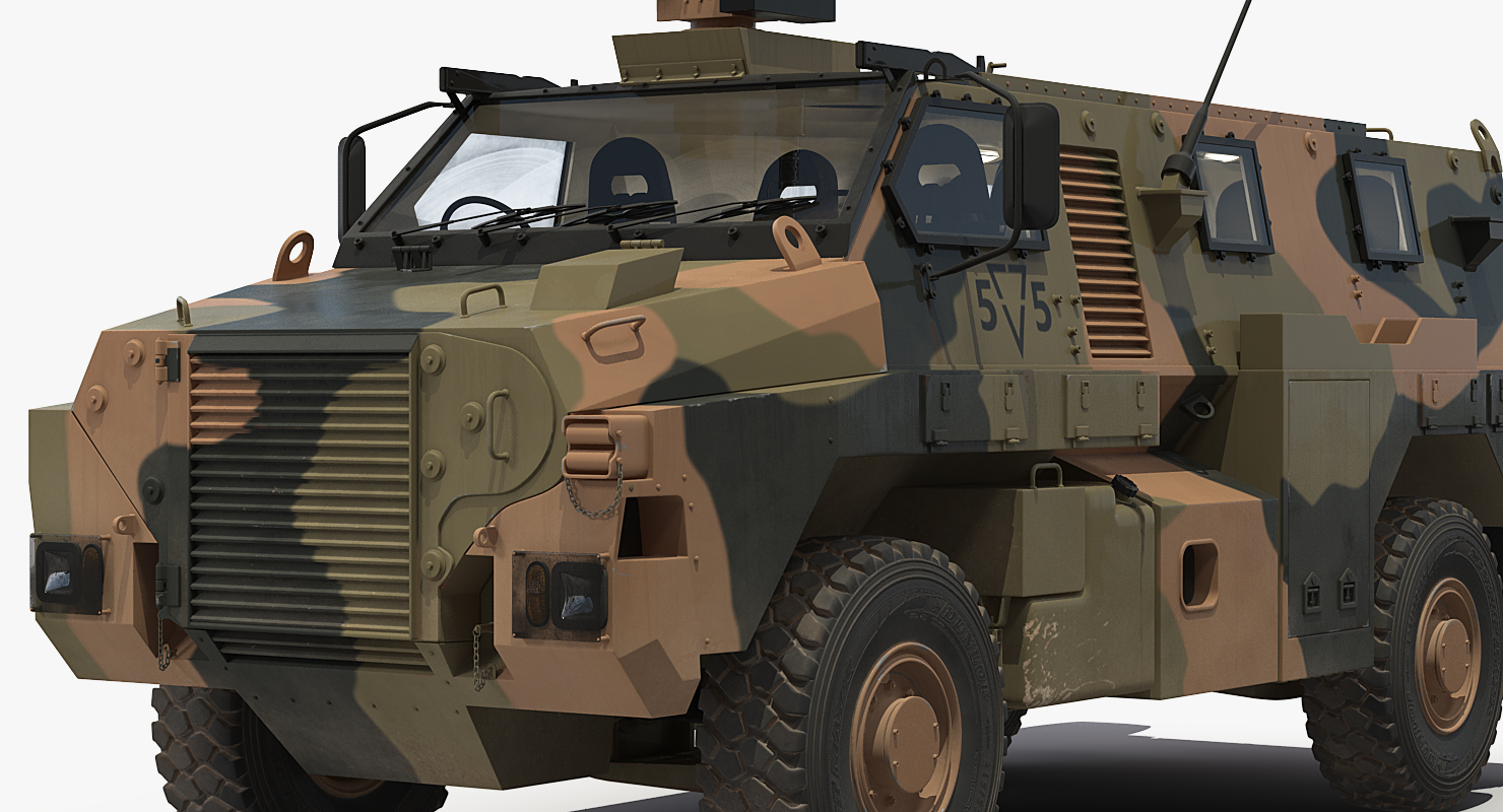 3D MPV 4x4 Bushmaster Camo model