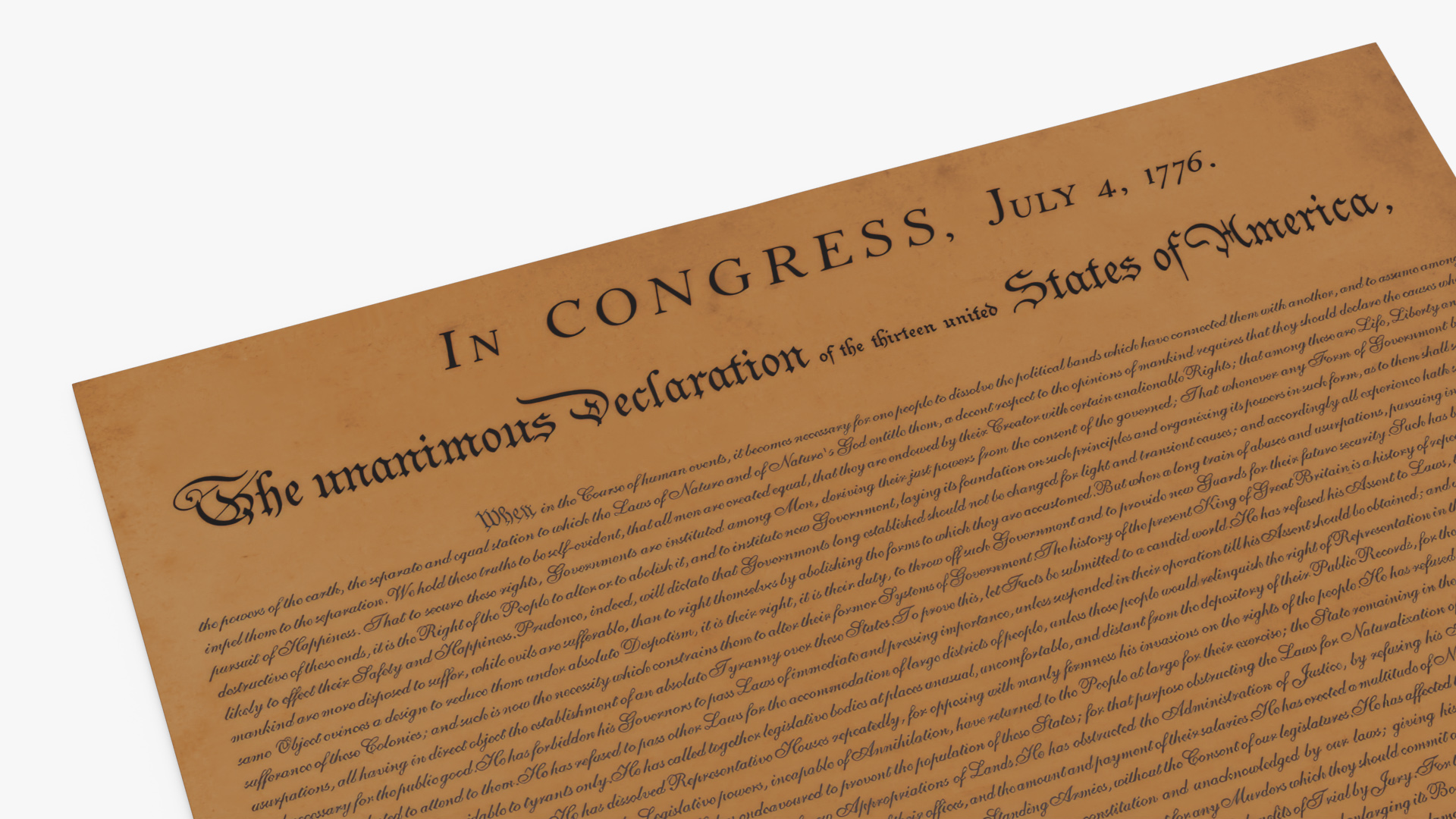 American Independence Declaration Vintage, view 7