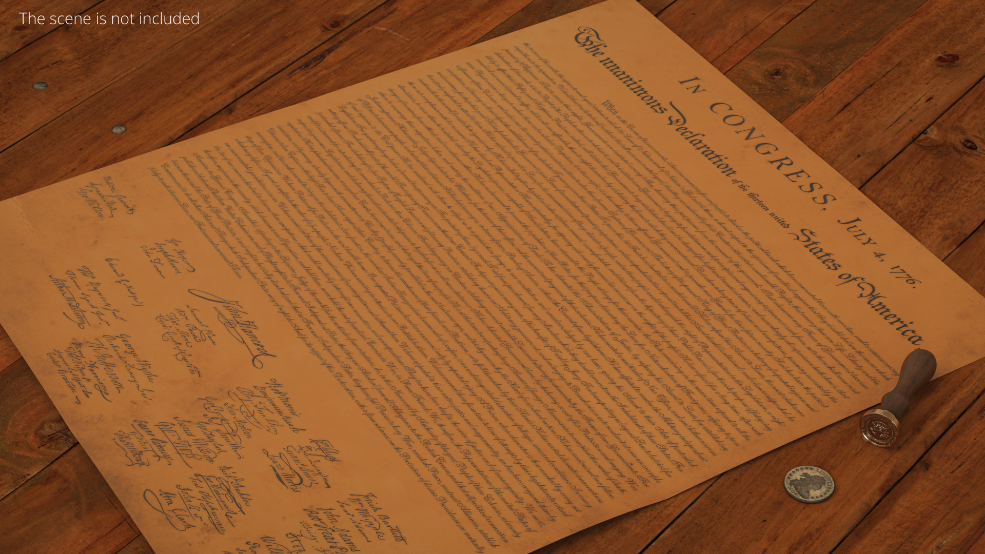 American Independence Declaration Vintage, view 5