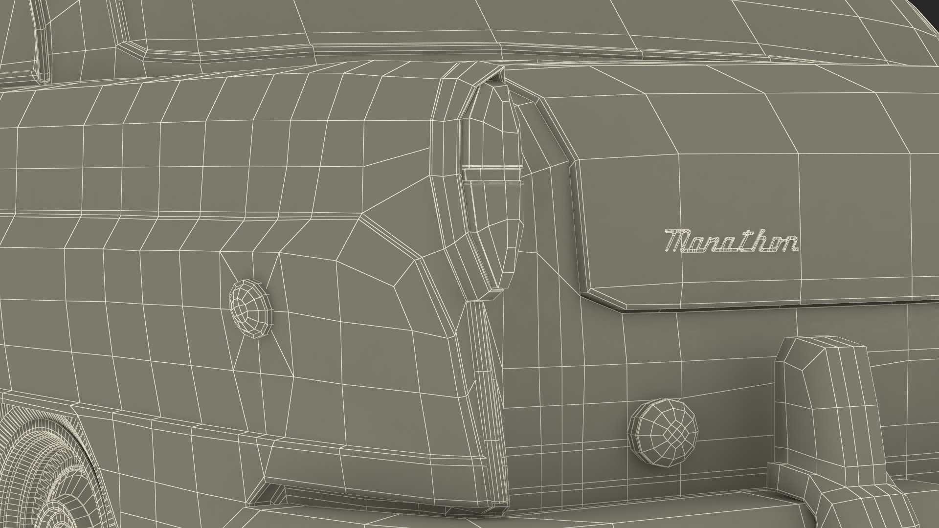 Vintage Checker Taxi Cab 3D model