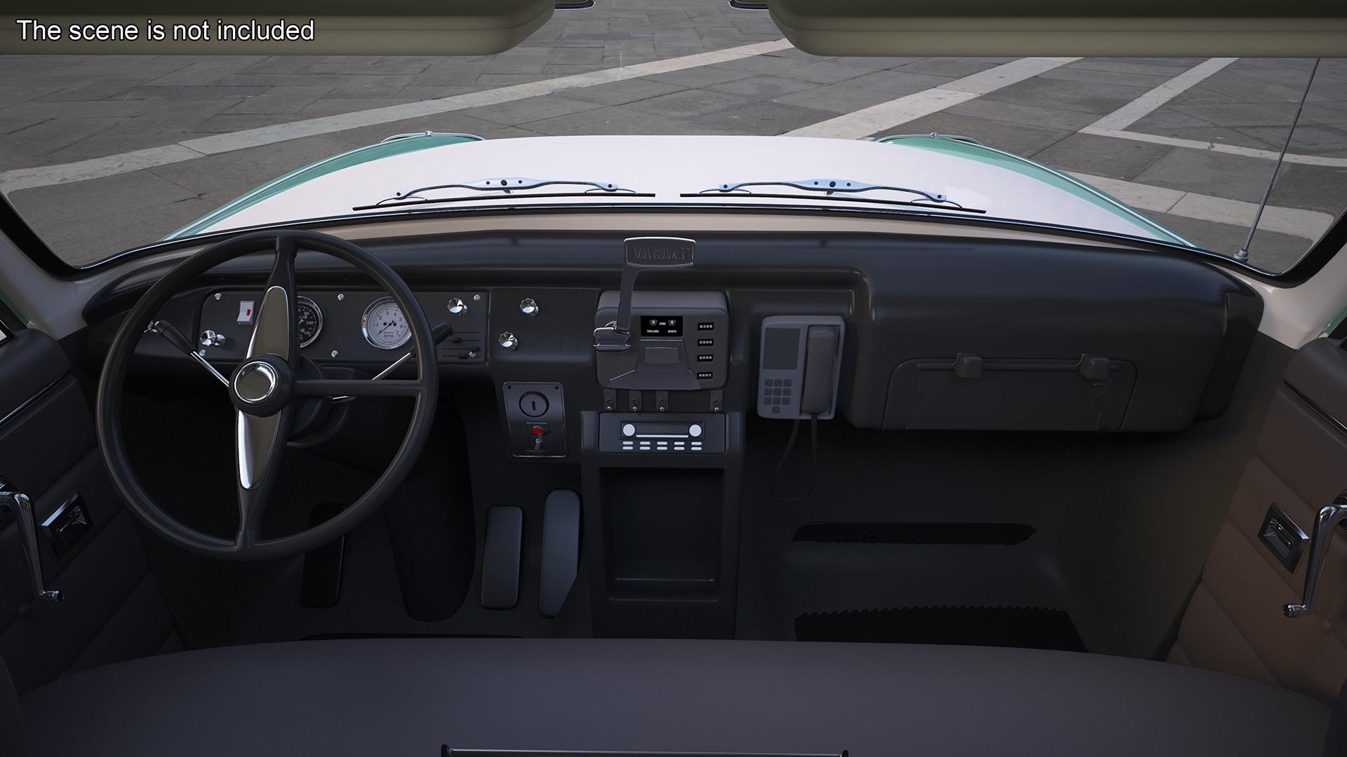 Vintage Checker Taxi Cab 3D model