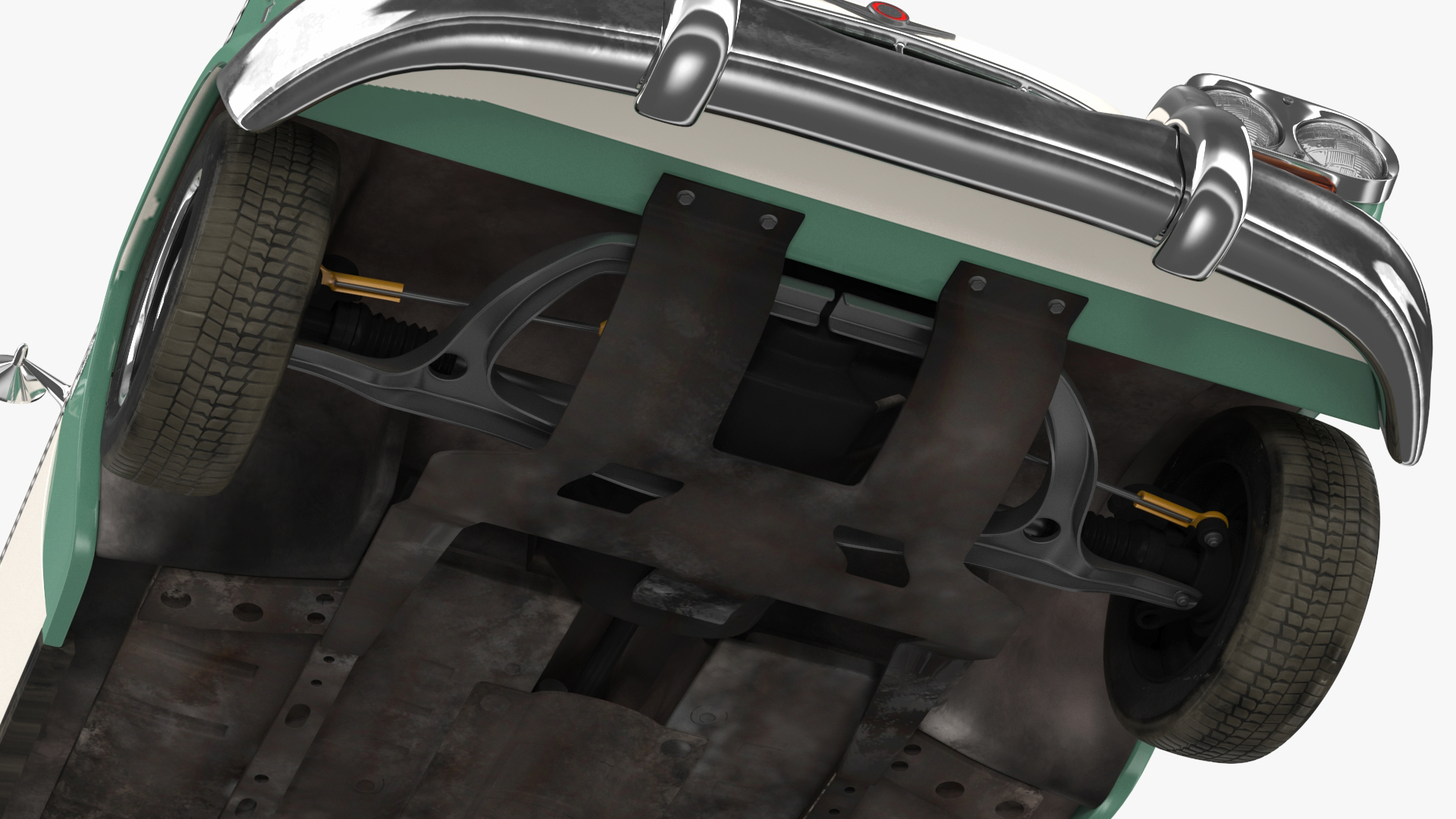 Vintage Checker Taxi Cab 3D model