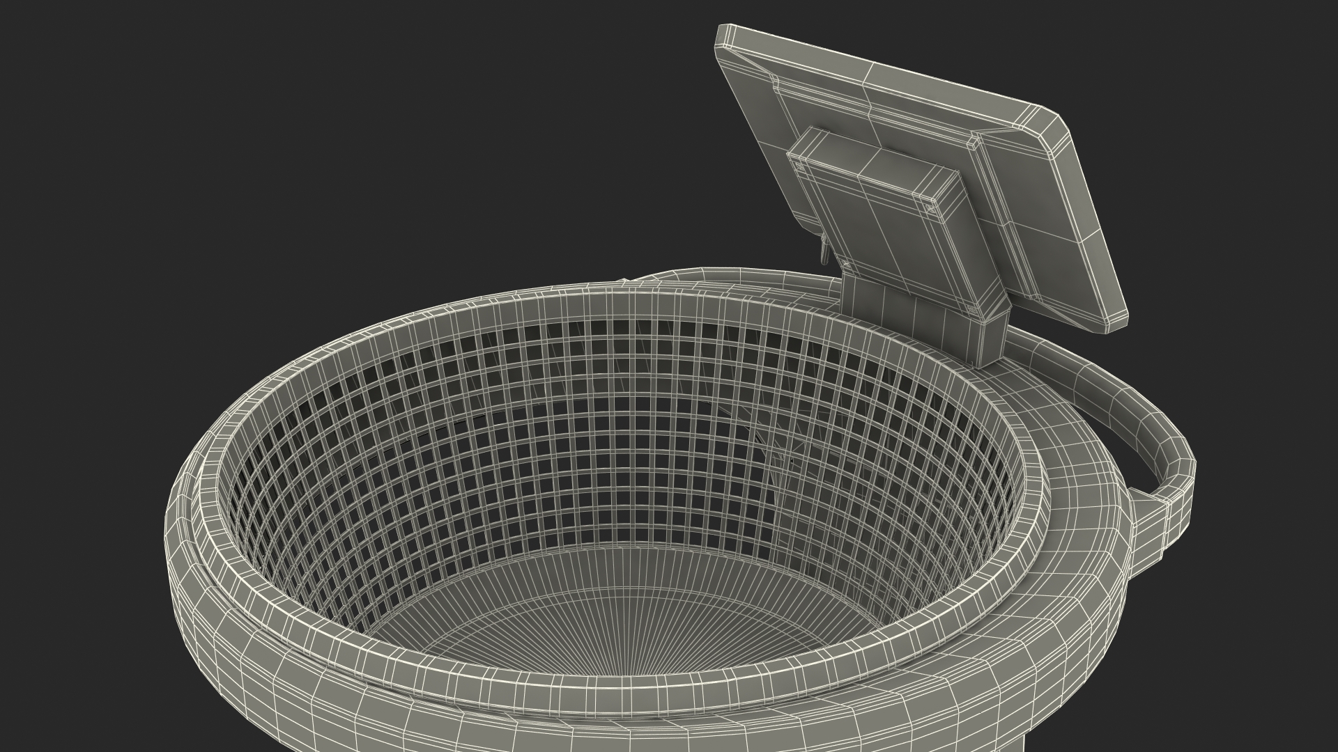 3D model Autonomous Smart Shopping Cart